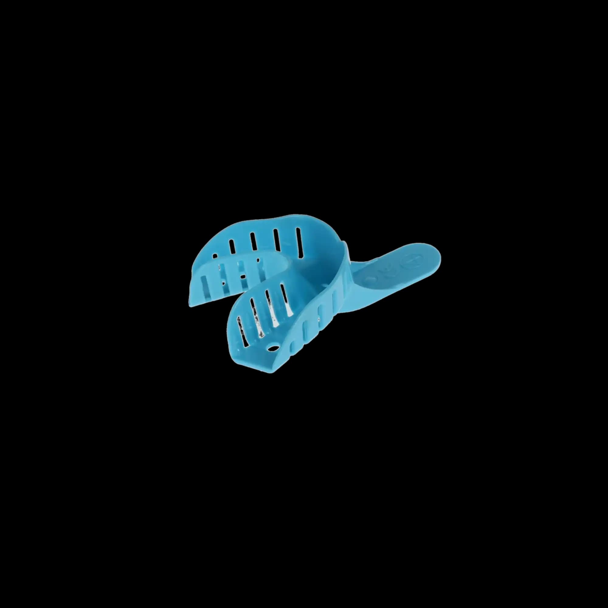 3D Dental #4 Medium Lower Full-Arch Disposable Impression Trays, Perforated, 12/Pk, IMML4 thumbnail 3