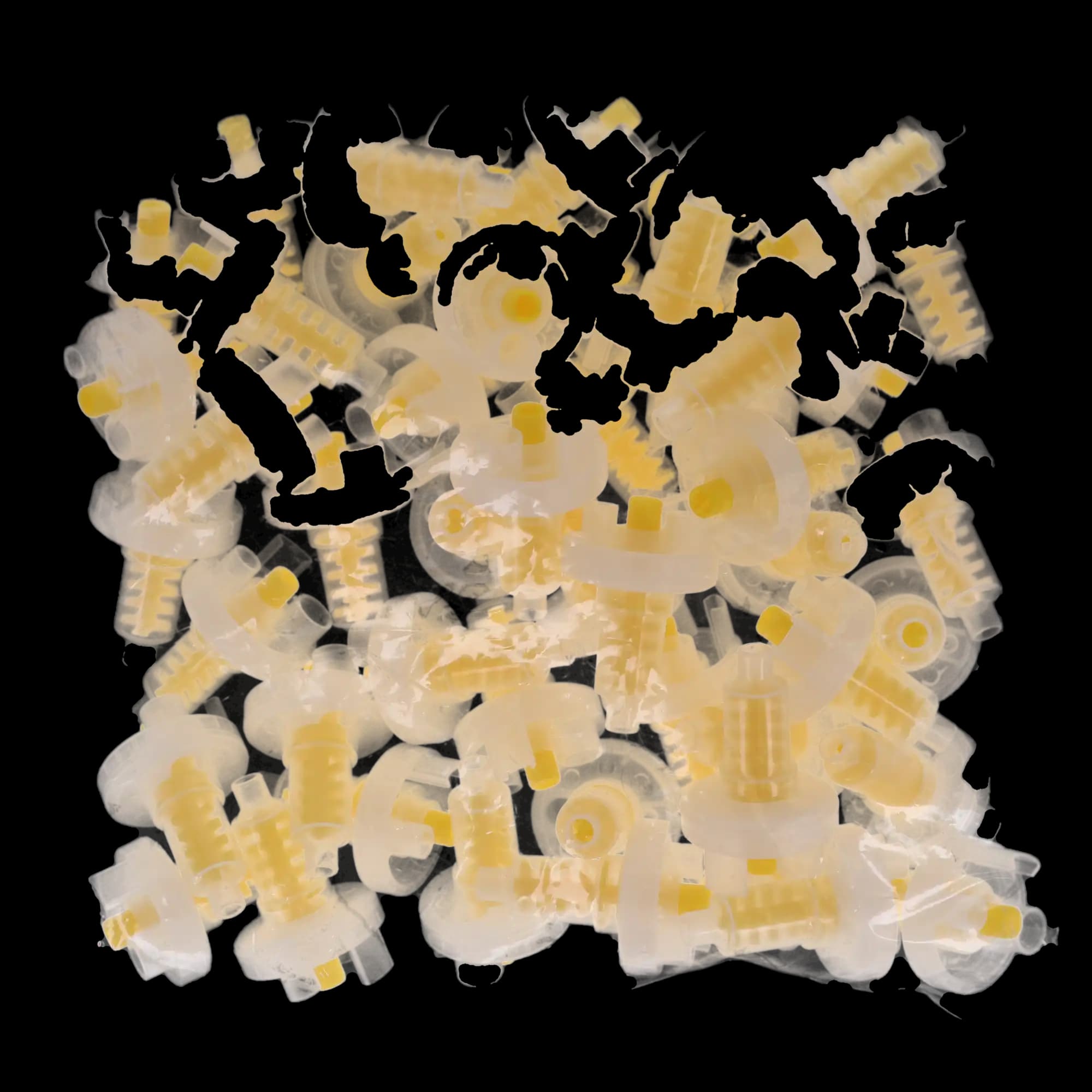 3D Dental Dynamic Mixing Tips for VPS Impression Material, Yellow, 50/Pk, DYNY thumbnail 4