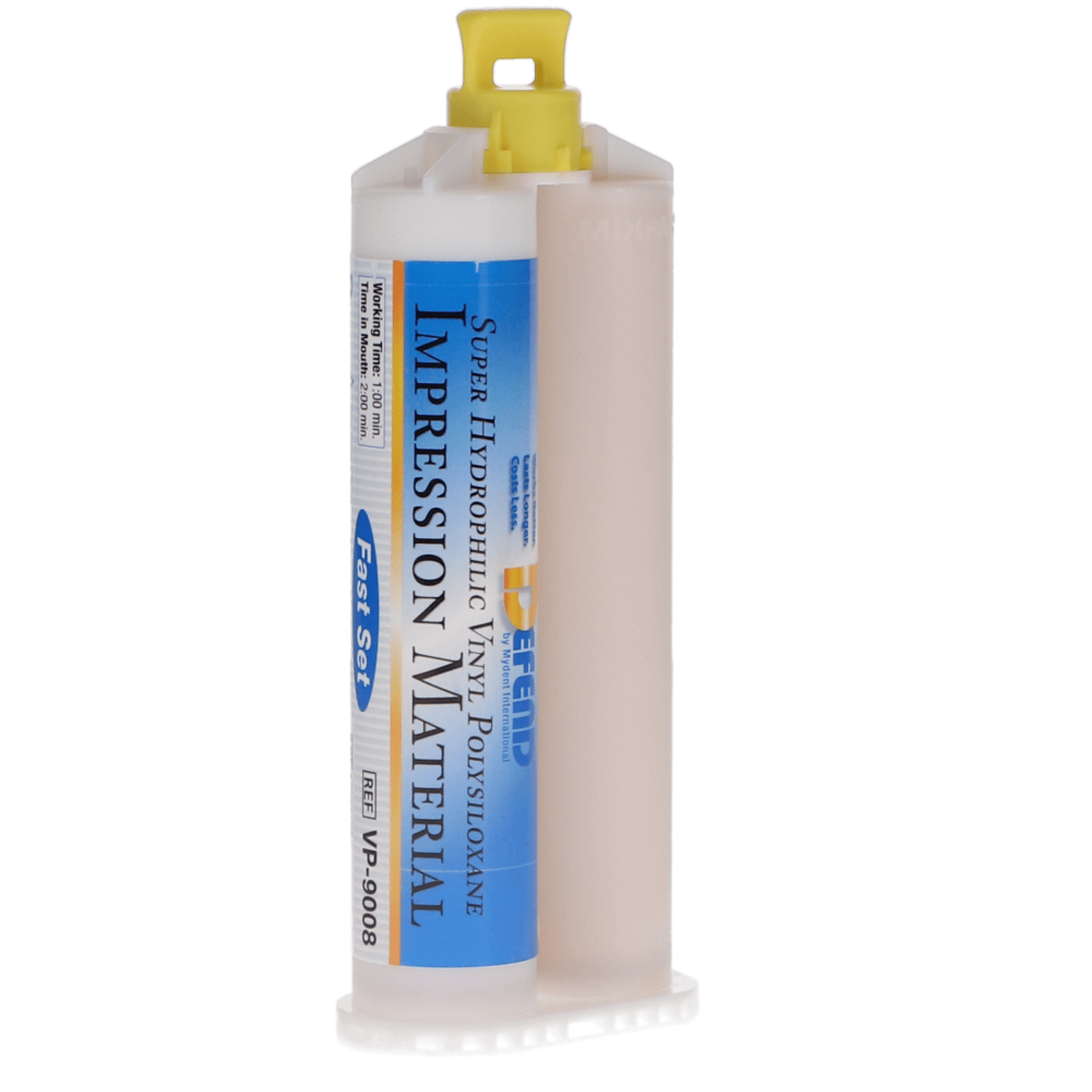 Mimic VPS Impression Material, Light Body, Fast Set, 50 ml Cartridges, 2/Pk, VPS-LF - Mimic VPS Impression Material, Light Body, Fast Set, 50 ml, 2/Pk, VPS-LF - Image 1