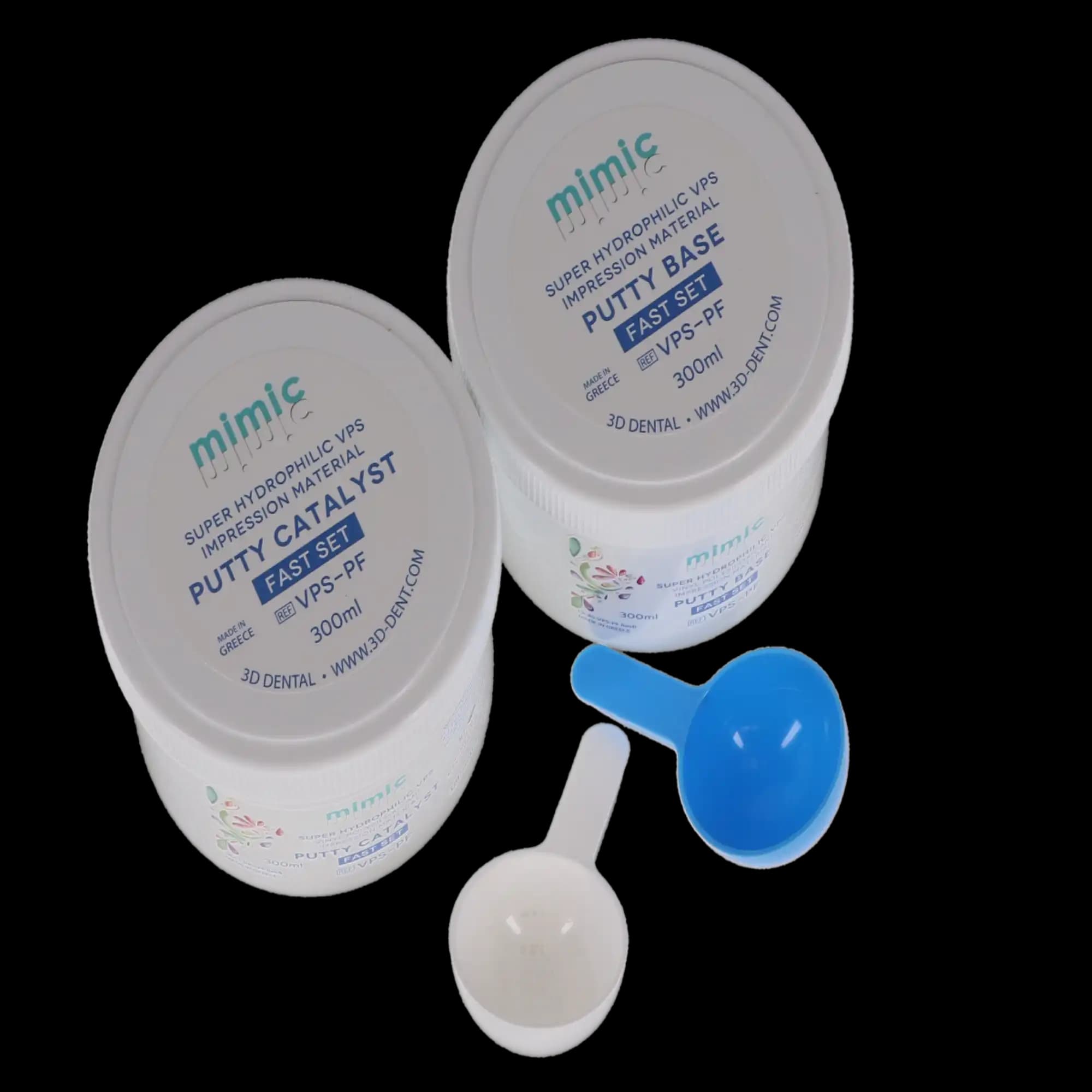 Mimic VPS Impression Putty, Fast Set, 300 ml Base & 300 ml Catalyst, 2/Pk, VPS-PF thumbnail 2