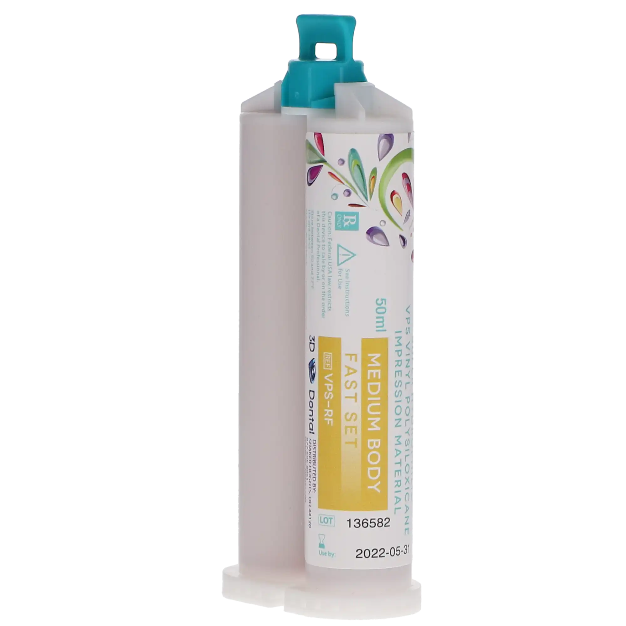 Mimic VPS Impression Material, Medium Body, Fast Set, 2 x 50 ml Cartridges, VPS-RF thumbnail 2
