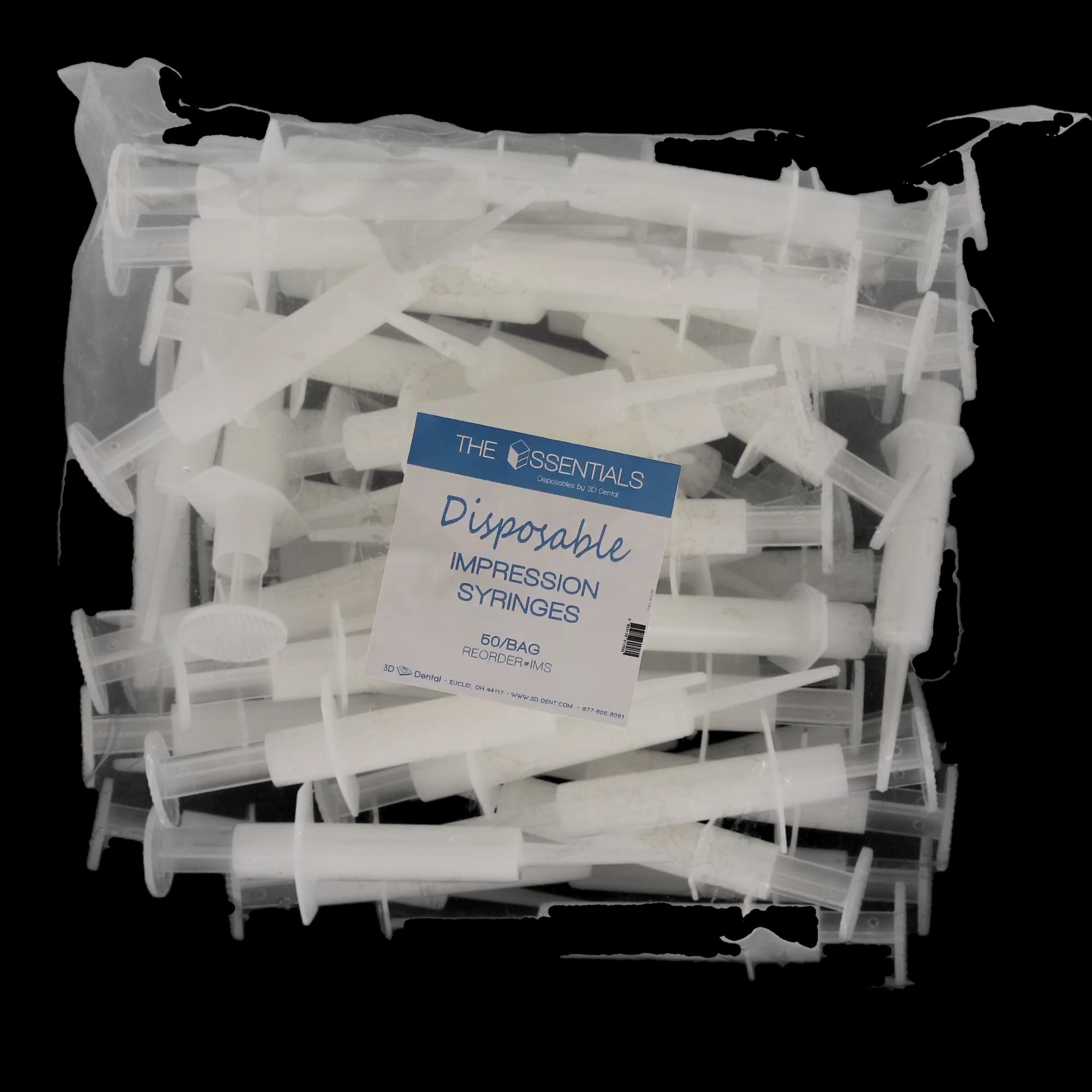Disposable Impression Syringe, Bendable Tip, Plastic, 50/Pk, IMS thumbnail 4