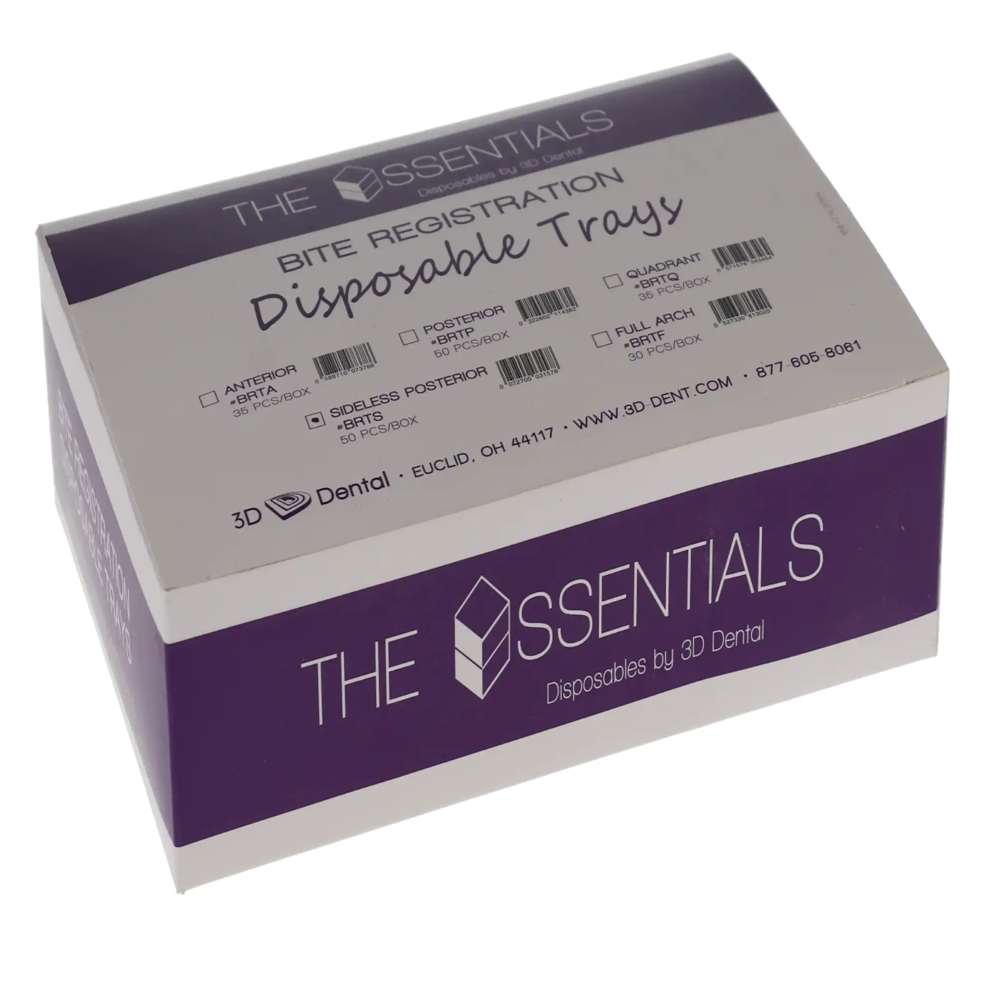 Essentials Bite Registration Trays, Sideless Posterior, 50/Pk thumbnail 4