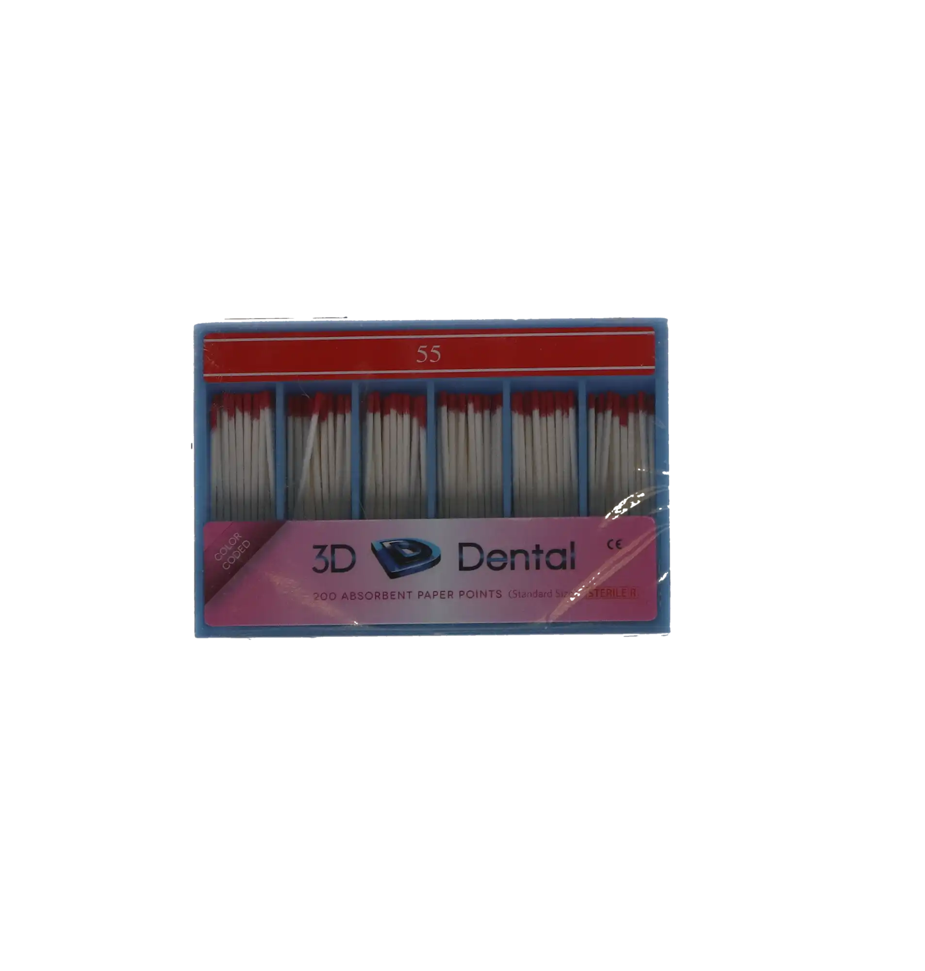 Meta Biomed Absorbent Paper Points, Sterile, ISO Size #55, 200/Pack, PPB55, 211250-55 thumbnail 4