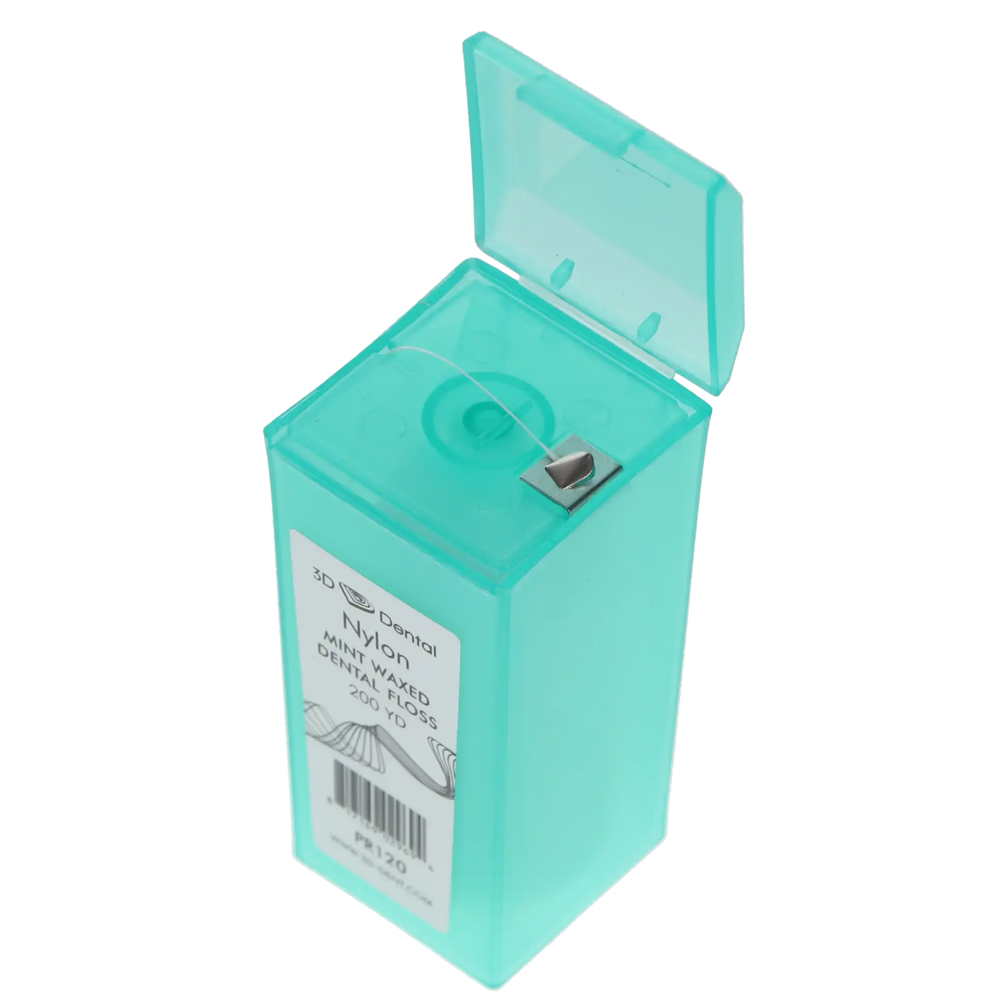 3D Dental Waxed Mint Dental Floss Refill, 200 yds, 1/Pk, PR120 - Dental Floss, Waxed Mint Refill, 200 yds, 1/Pk, PR120 - Image 1
