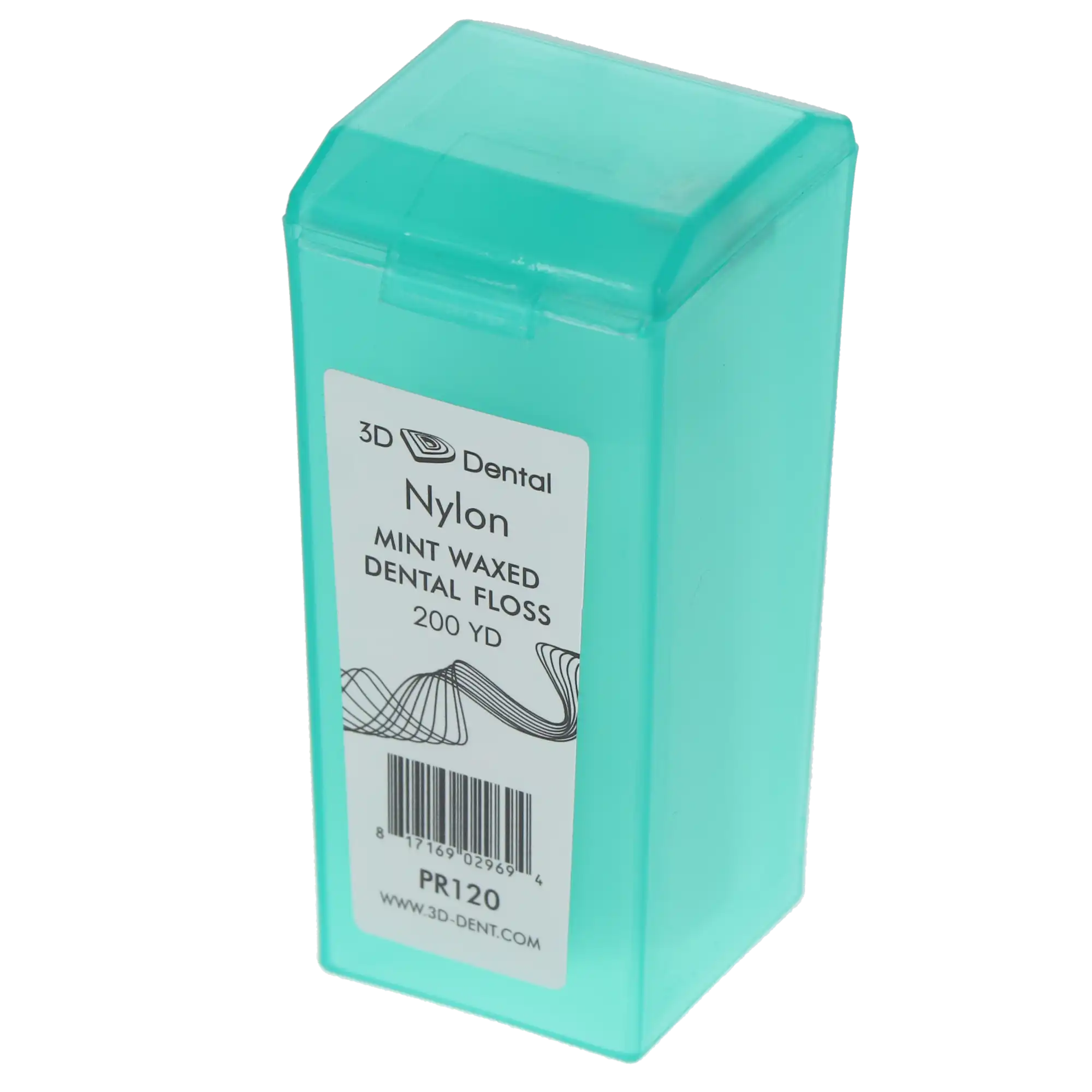 3D Dental Waxed Mint Dental Floss Refill, 200 yds, 1/Pk, PR120 thumbnail 2