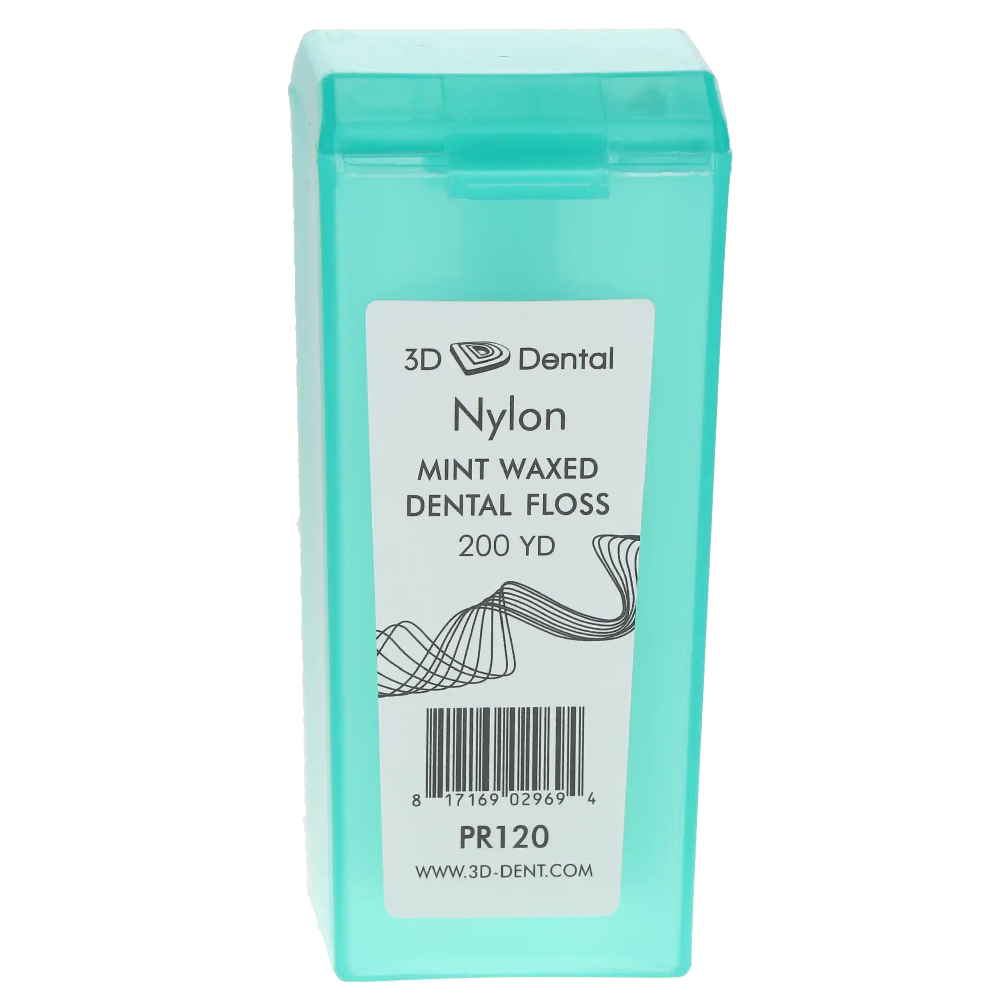 3D Dental Waxed Mint Dental Floss Refill, 200 yds, 1/Pk, PR120 thumbnail 4