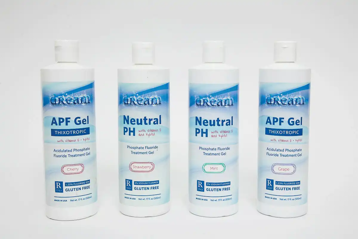 3D Dental Fluoride Gel, 1.23% APF, 60-Second, 16 oz, Bubblegum, 1/Pk, APF-BUB - Fluoride Gel, 1.23% APF, 60-Second, 16 oz, Bubblegum, 1/Pk, APF-BUB - Image 1