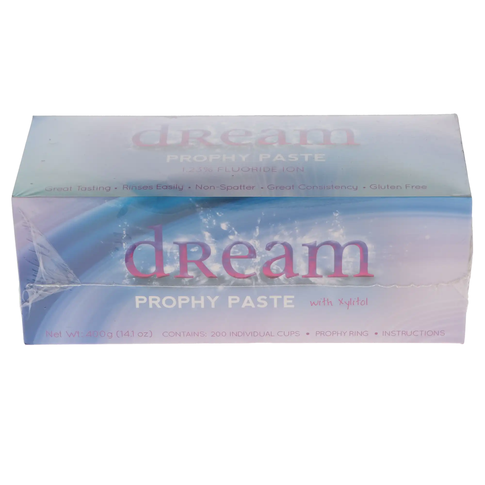 3D Dental Prophy Paste Cups, Medium Grit, Cherry Flavor, 1.23% APF, 200/Pack, PP-CM thumbnail 4
