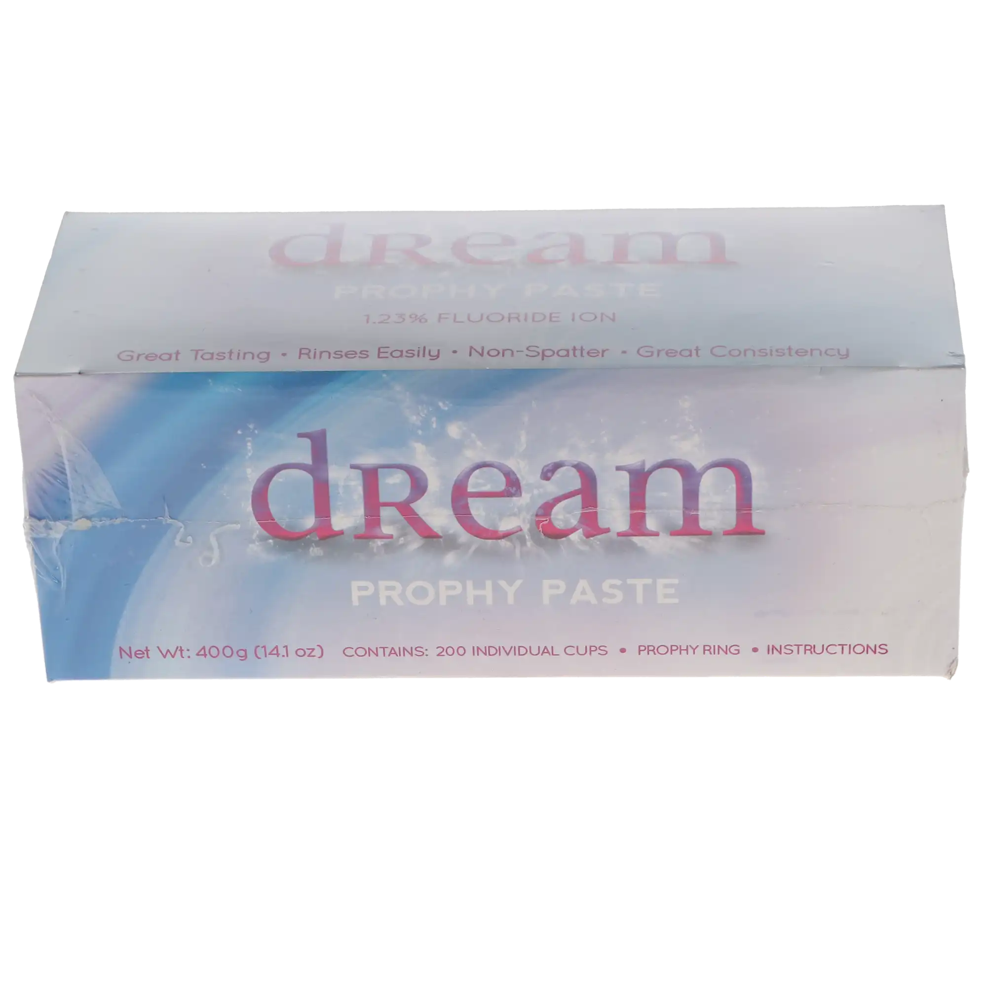 3D Dental Prophy Paste Cups, Medium Grit, Raspberry, 1.23% APF, 200/Pk, PR811 thumbnail 4