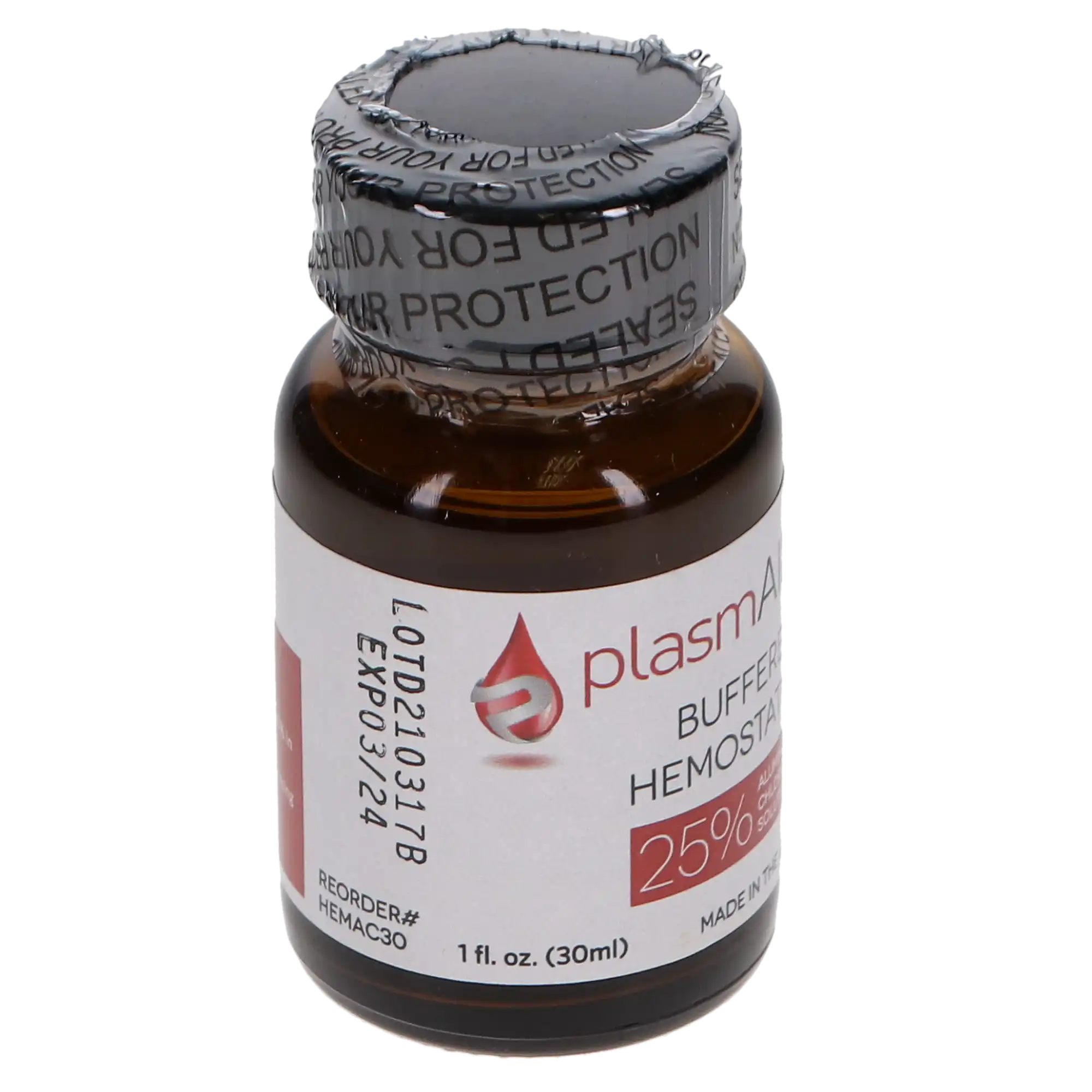 Plasmaid Buffered Hemostatic Solution, 25% Aluminum Chloride, 30 ml, 1/Pk, HEMAC-30 thumbnail 3