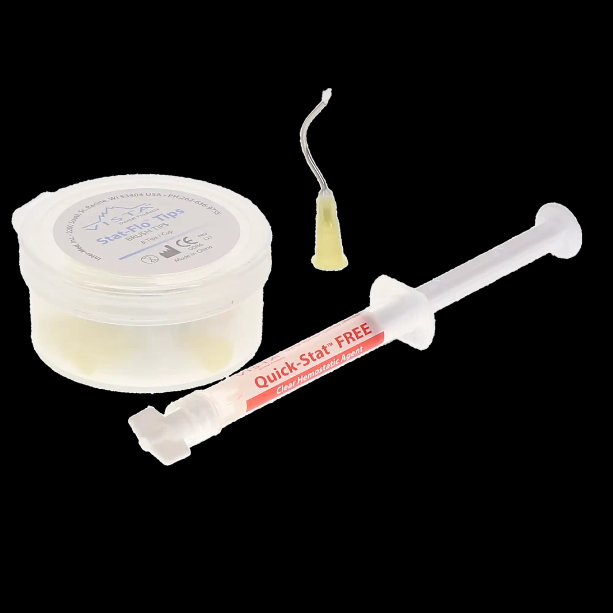 Quick-Stat FREE Clear Hemostatic Gel, 25% Aluminum Chloride, 1.2 mL Syringe Standard Kit, 4/Pk, 504600 thumbnail 4