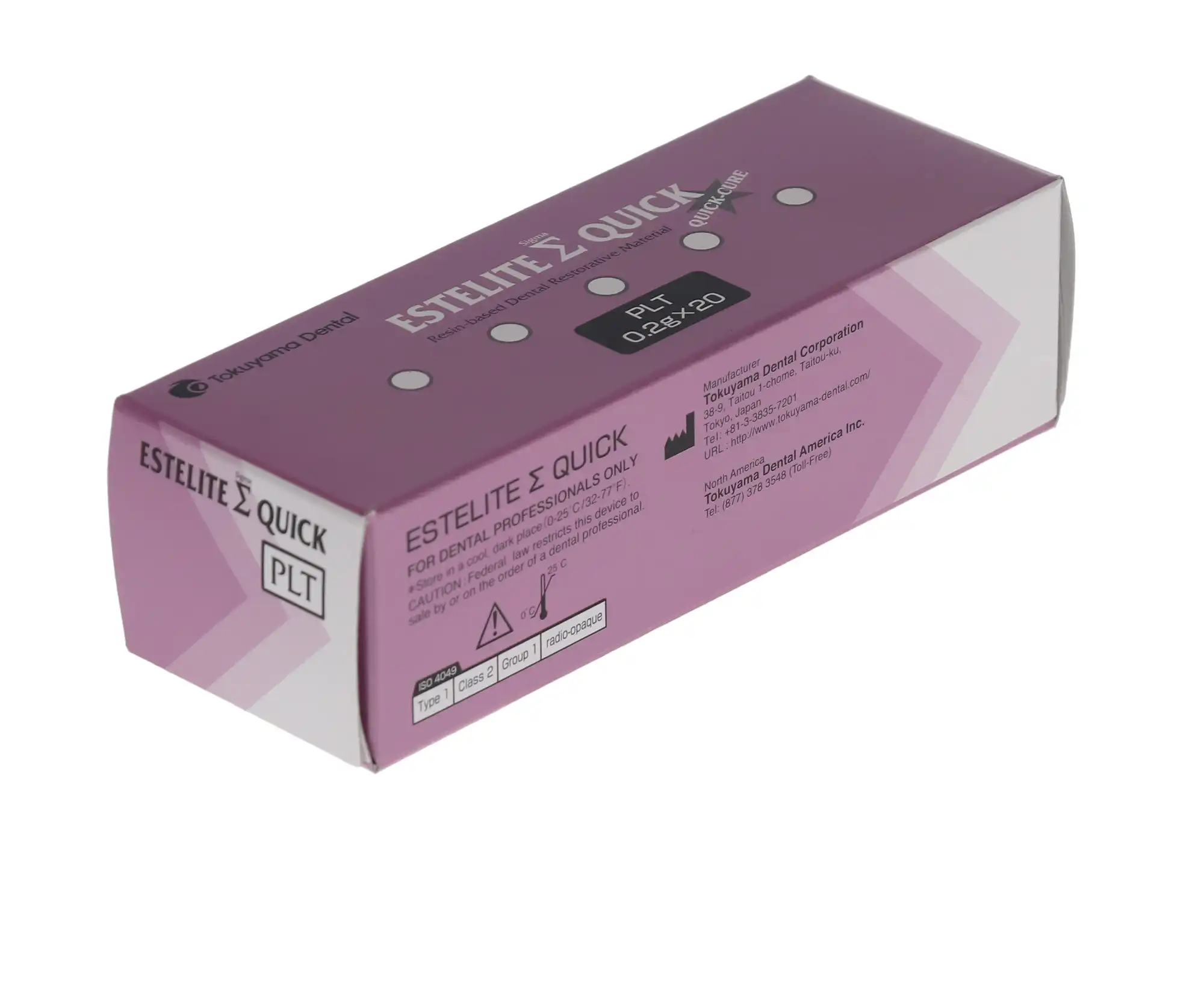 Estelite Sigma Quick Composite, Light-Cure, PLT Refill, Universal Viscosity, 0.2 g, OA2, 20/Pk, 13324 thumbnail 9