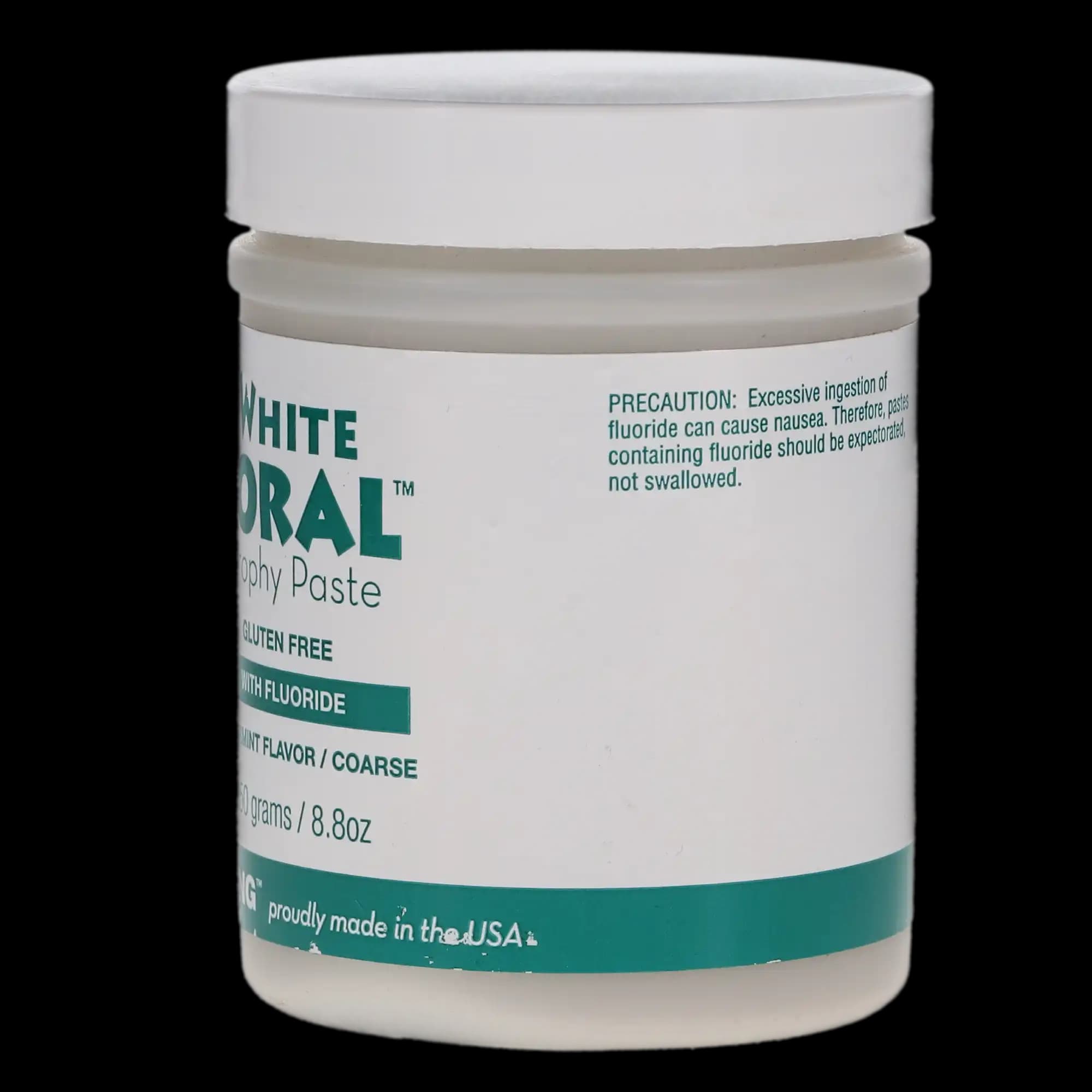 Coral Prophy Paste, White, Coarse, Mint/Spearmint, with Fluoride, 9 oz Jar, #033209 thumbnail 3