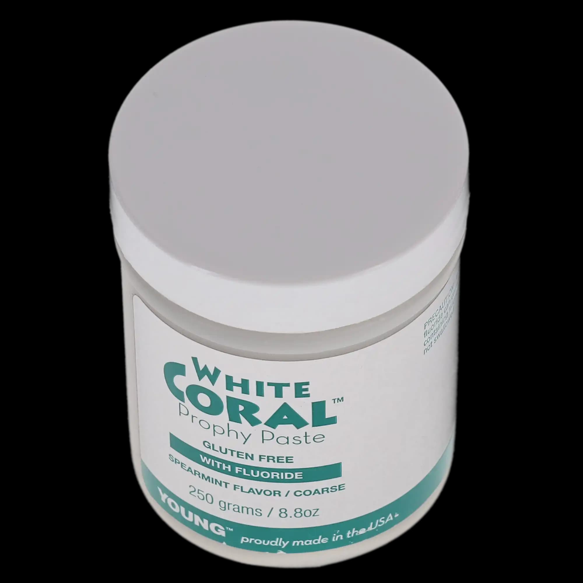 Coral Prophy Paste, White, Coarse, Mint/Spearmint, with Fluoride, 9 oz Jar, #033209 thumbnail 6