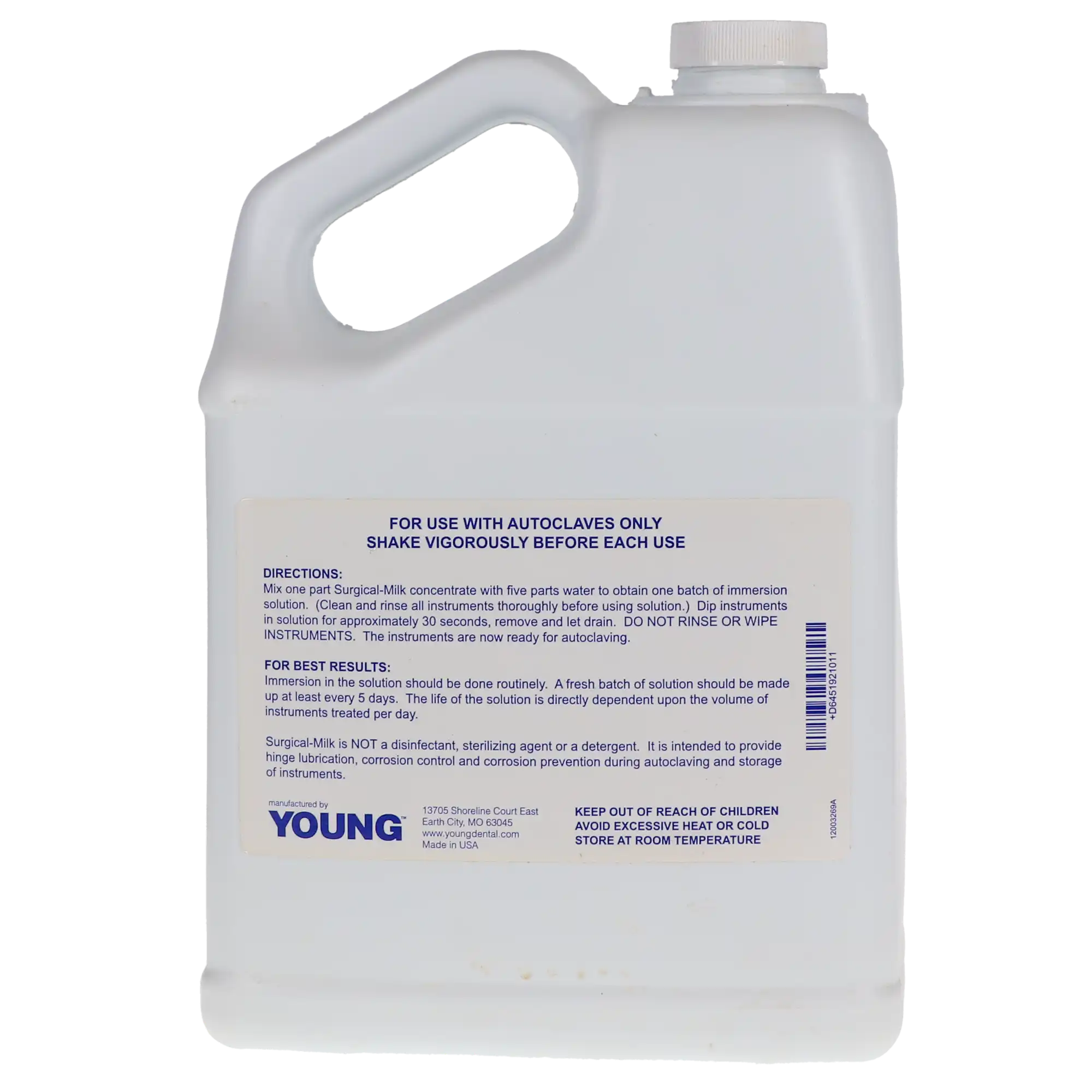 Lorvic Surgical Milk Instrument Lubricant and Rust Preventive, 1 Gallon, 1/Pk, 192101 thumbnail 2