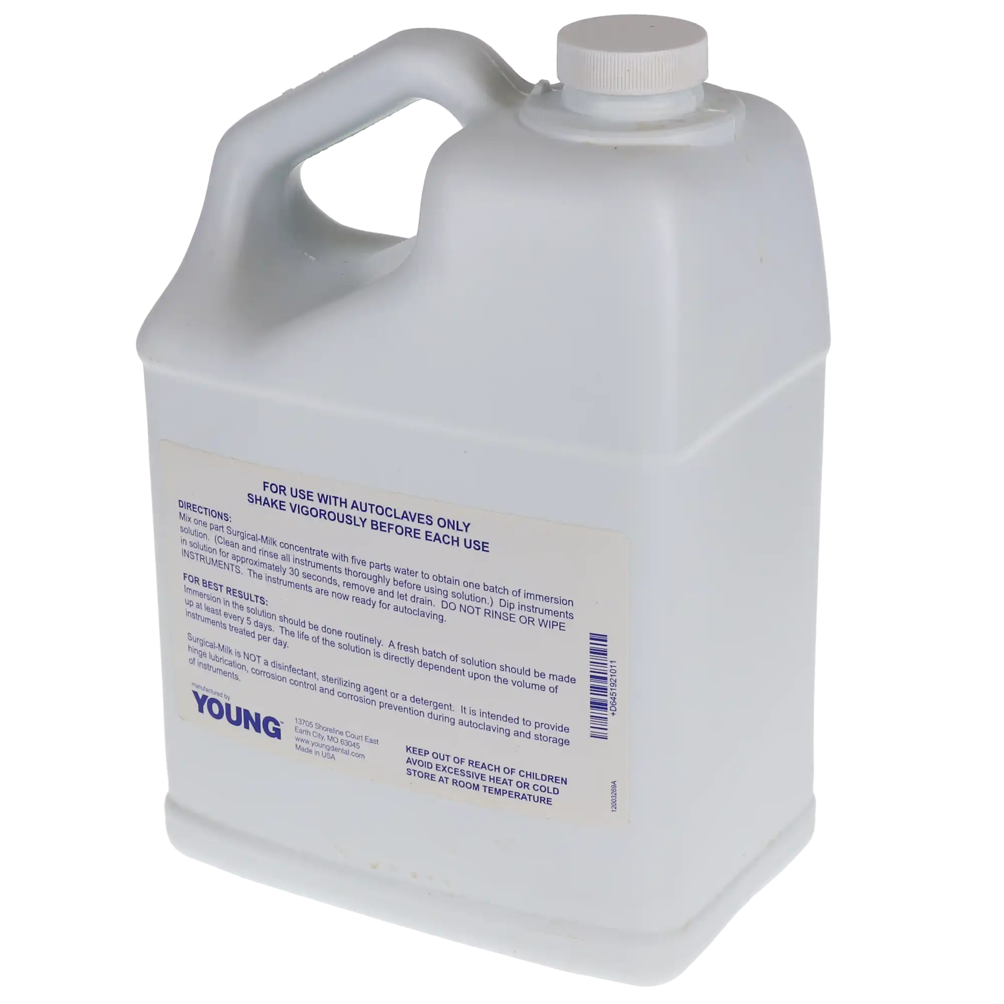 Lorvic Surgical Milk Instrument Lubricant and Rust Preventive, 1 Gallon, 1/Pk, 192101 thumbnail 3
