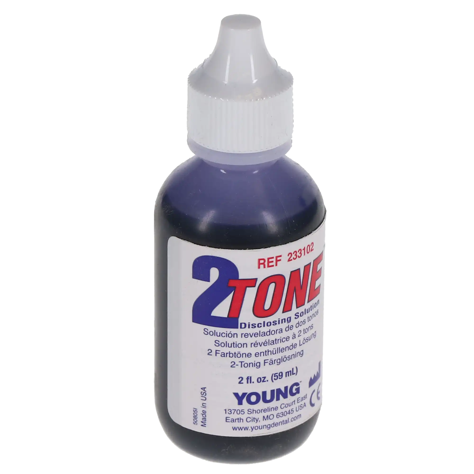 Young Dental 2Tone Disclosing Solution, Liquid, 2 oz Bottle, 1/Pk, 233102 thumbnail 5