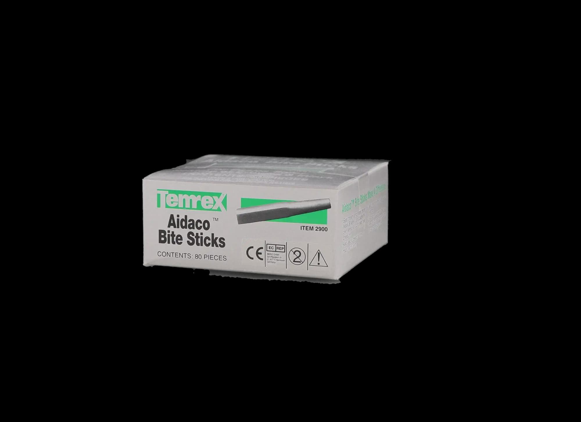 Temrex Aidaco Wooden Bite Sticks, 1/4" x 2", Dual-End, 80/Pk, 2900 thumbnail 4