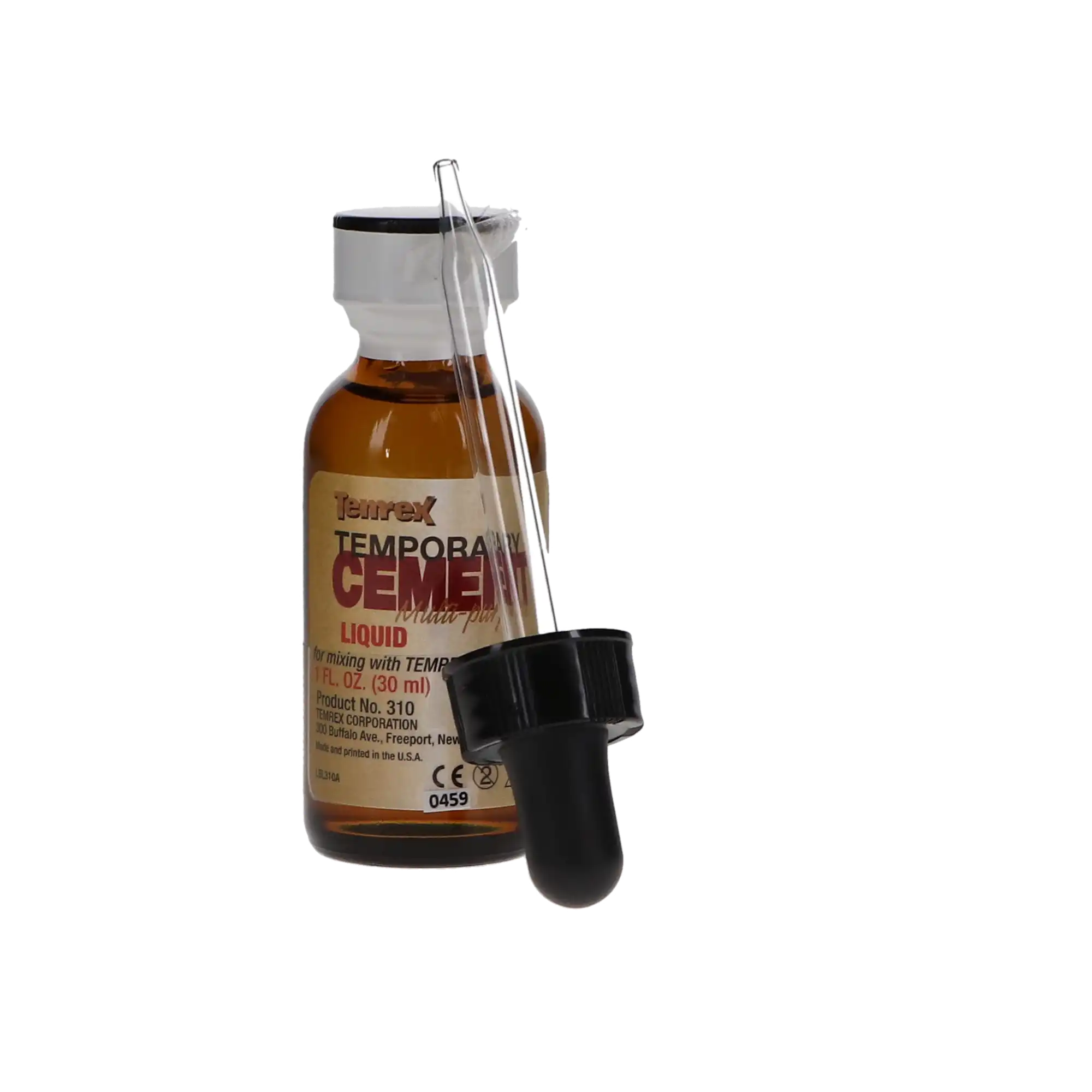 Temrex ZOE Temporary Cement Liquid Refill, 1 oz Bottle, 310 thumbnail 12