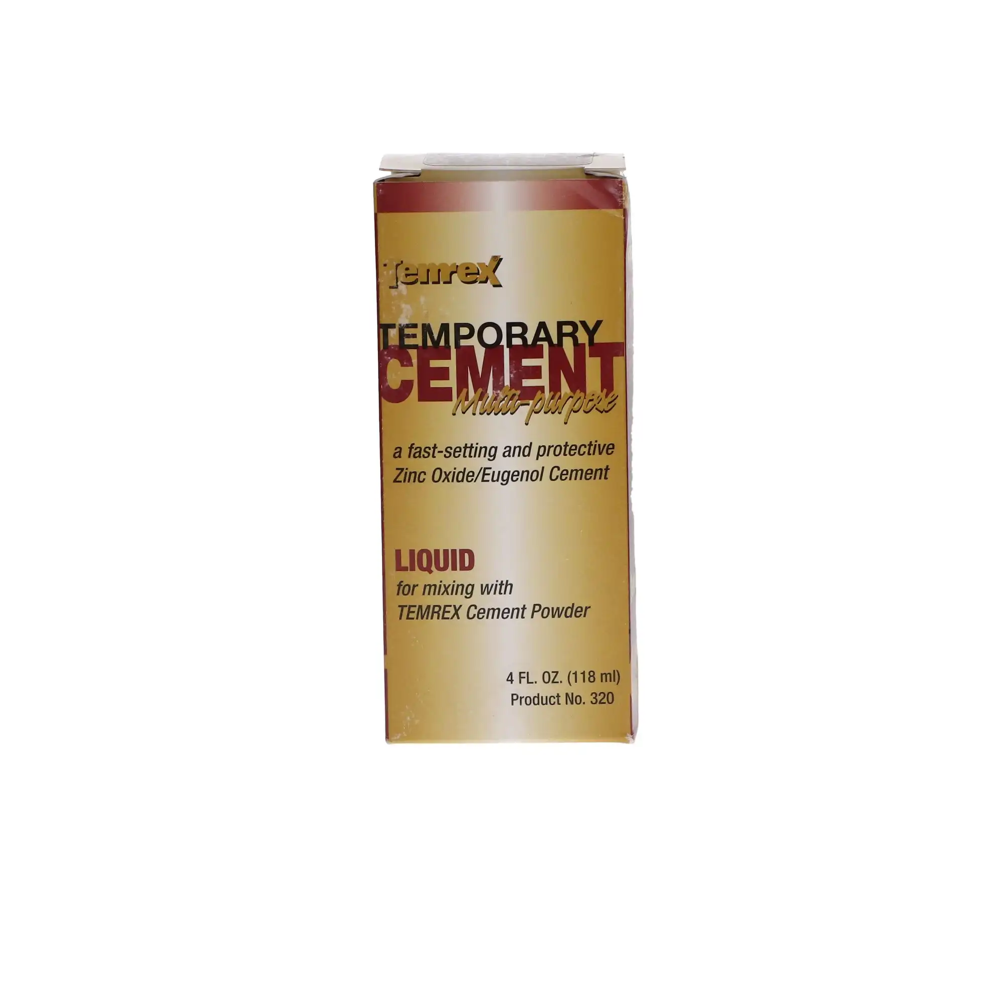 Temrex Zinc Oxide Eugenol Temporary Cement Liquid Refill, 4 oz Bottle, 320 thumbnail 8