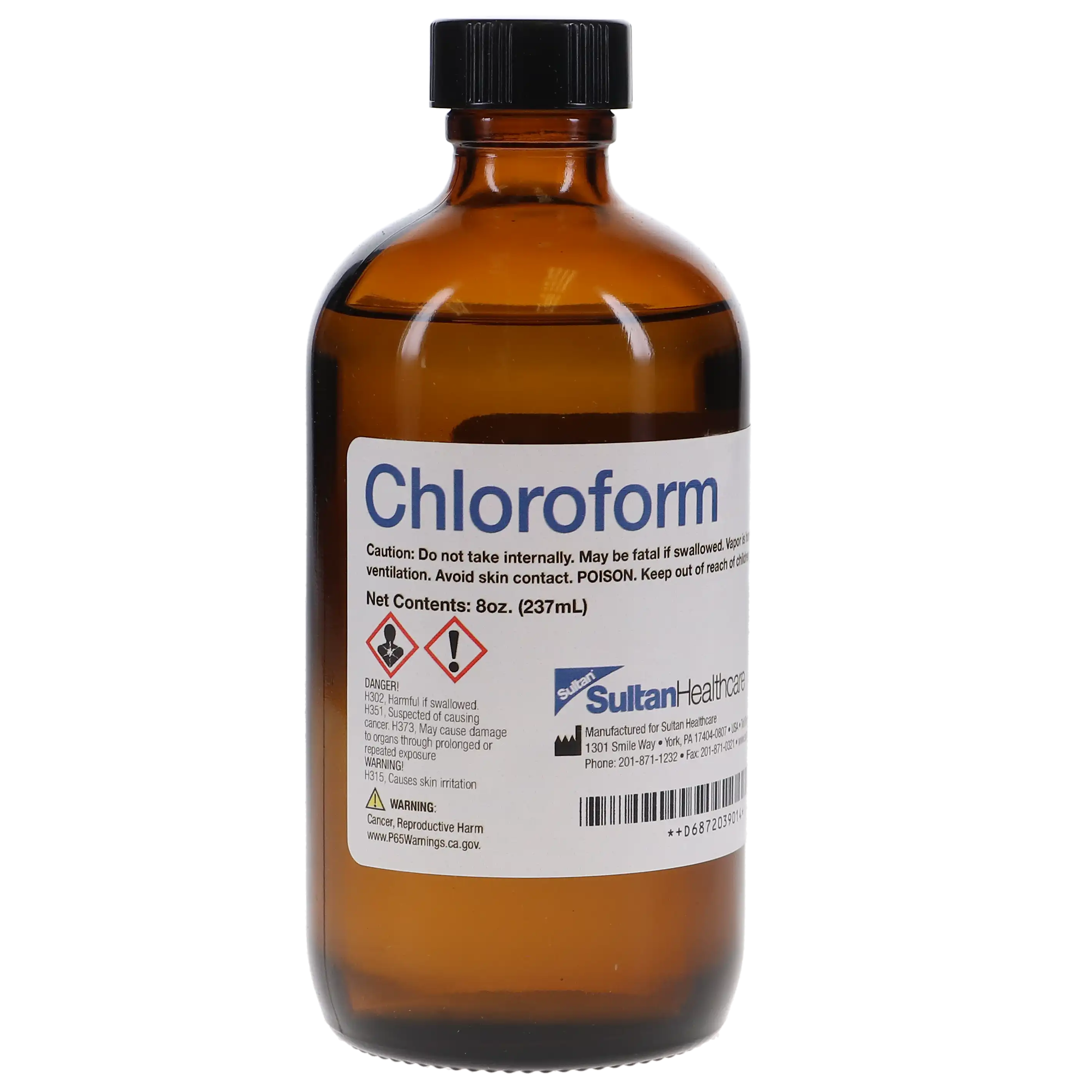 Sultan Chloroform N.F. Endodontic Solvent, 8 oz (237 mL) Bottle, 1/Pk, 20390 thumbnail 3