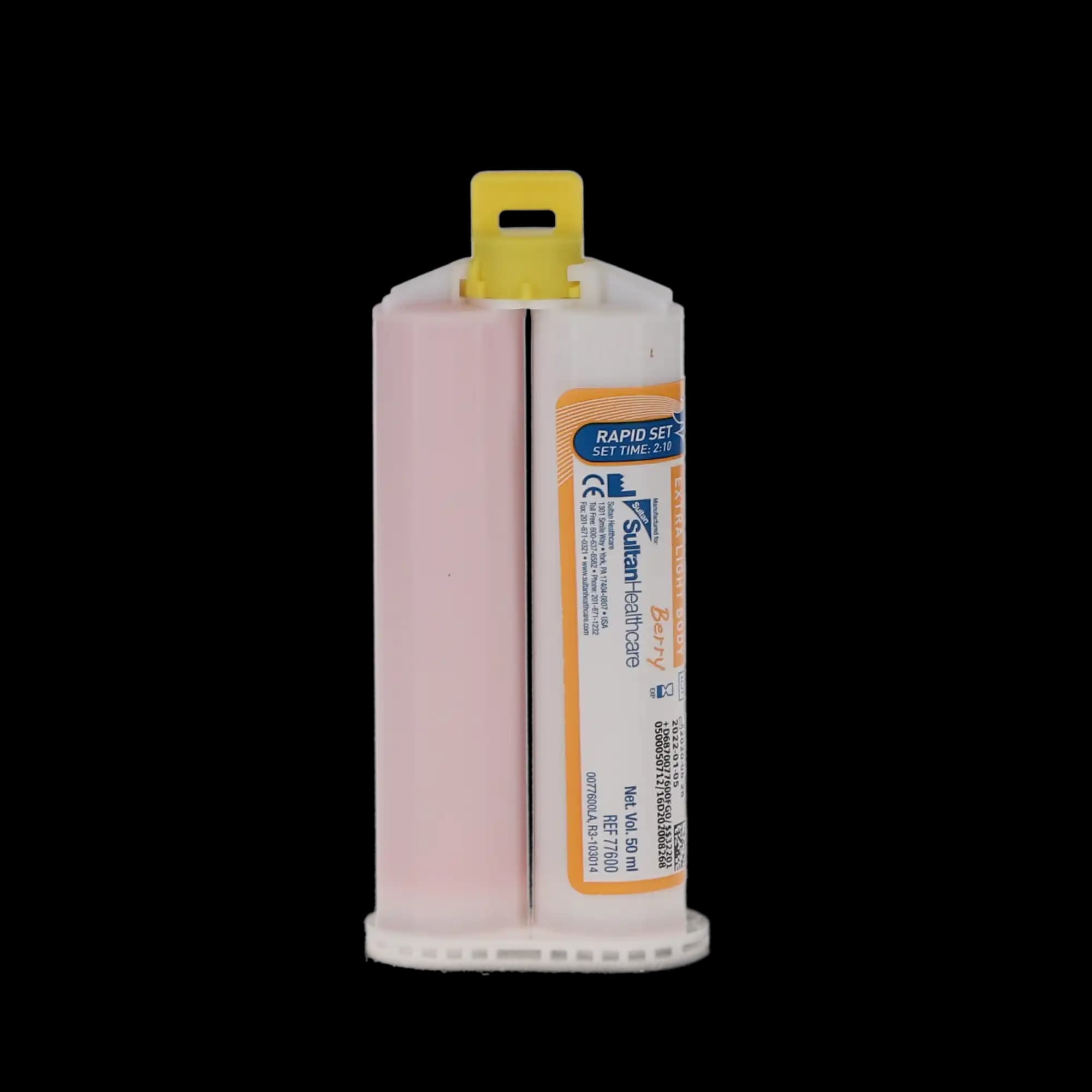 Genie VPS Impression Material, Extra Light Body, Rapid Set, Berry Flavor, 2 x 50 mL Cartridges, 6 Mixing Tips, 6 Intraoral Tips, 77600 thumbnail 5