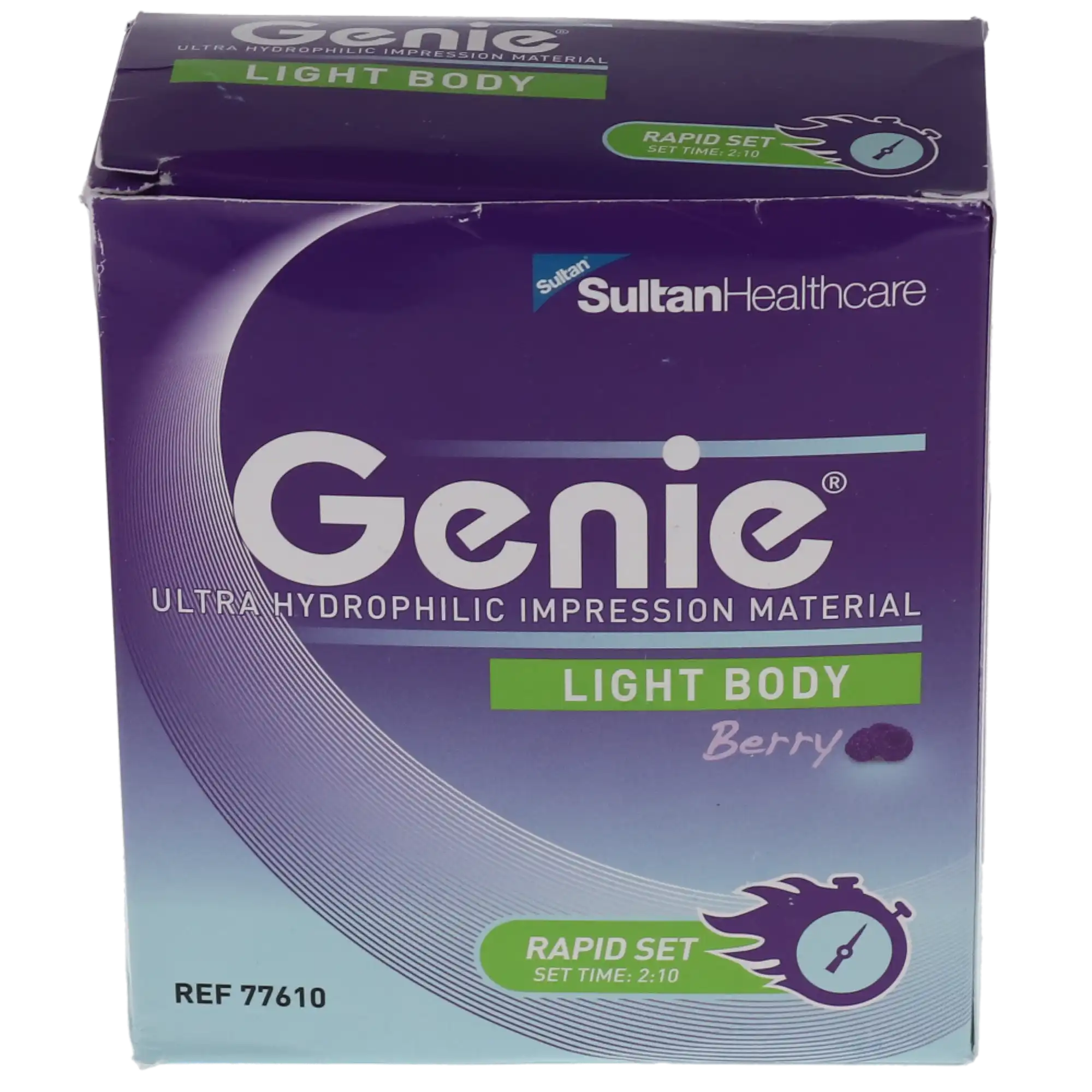 Genie VPS Impression Material, Light Body, Rapid Set, Berry Flavor, Green, 2 x 50 ml Cartridges with Tips, 77610 thumbnail 4
