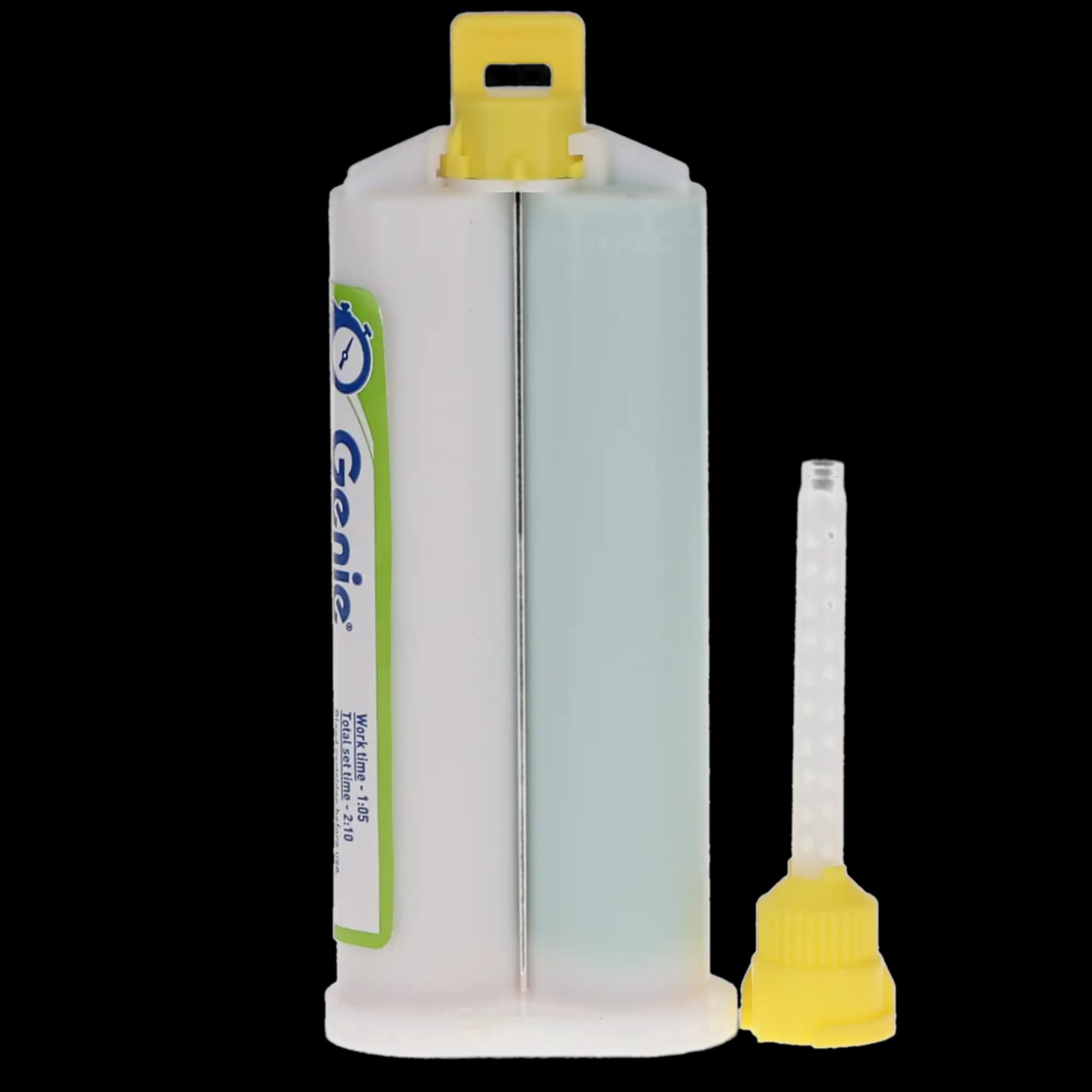 Genie VPS Impression Material, Light Body, Rapid Set, Berry Flavor, Green, 2 x 50 ml Cartridges with Tips, 77610 thumbnail 5