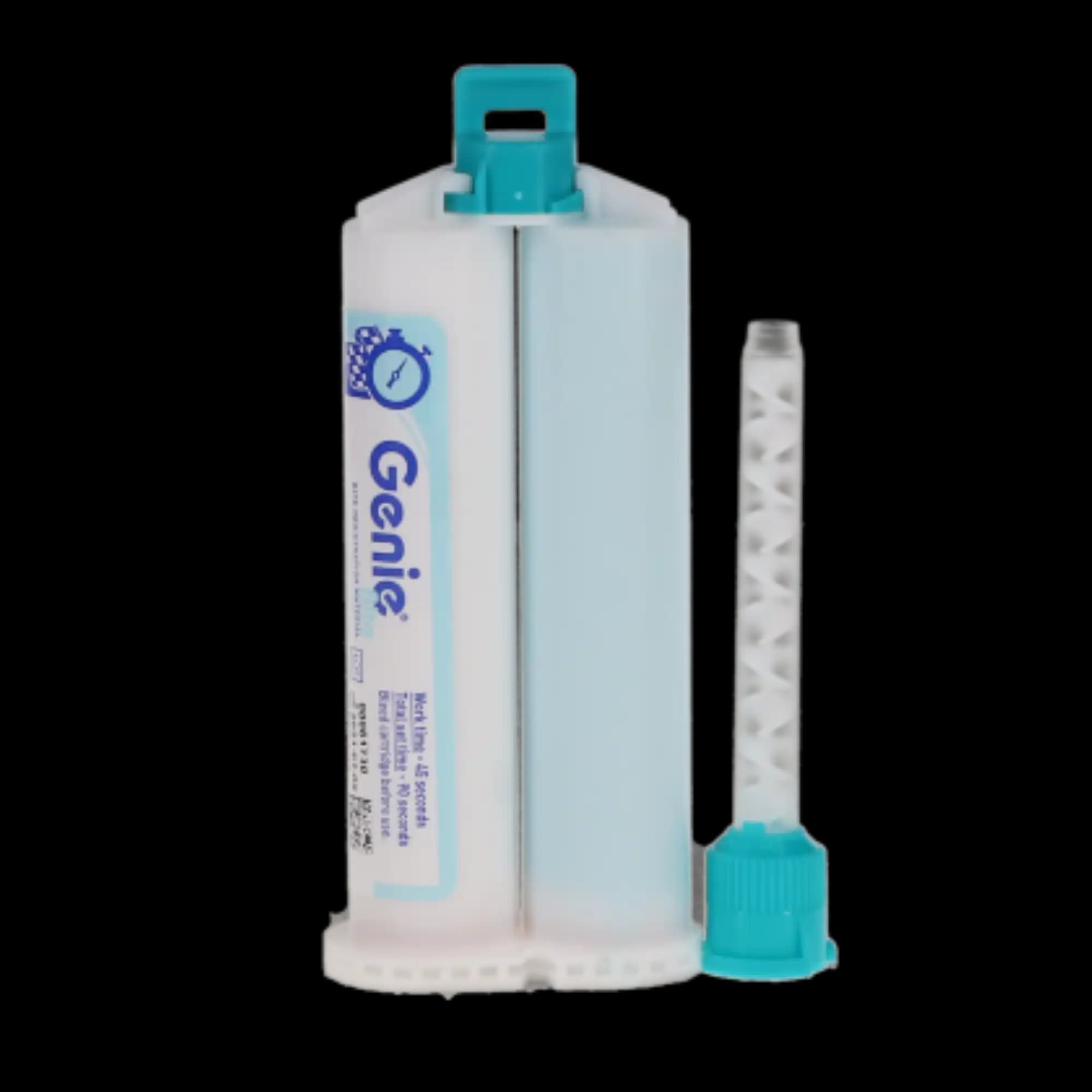 Sultan Genie Bite Bite Registration Material, Fast Set, Mint, 2 x 50 ml Cartridges with 6 Mixing Tips, 77640 thumbnail 5