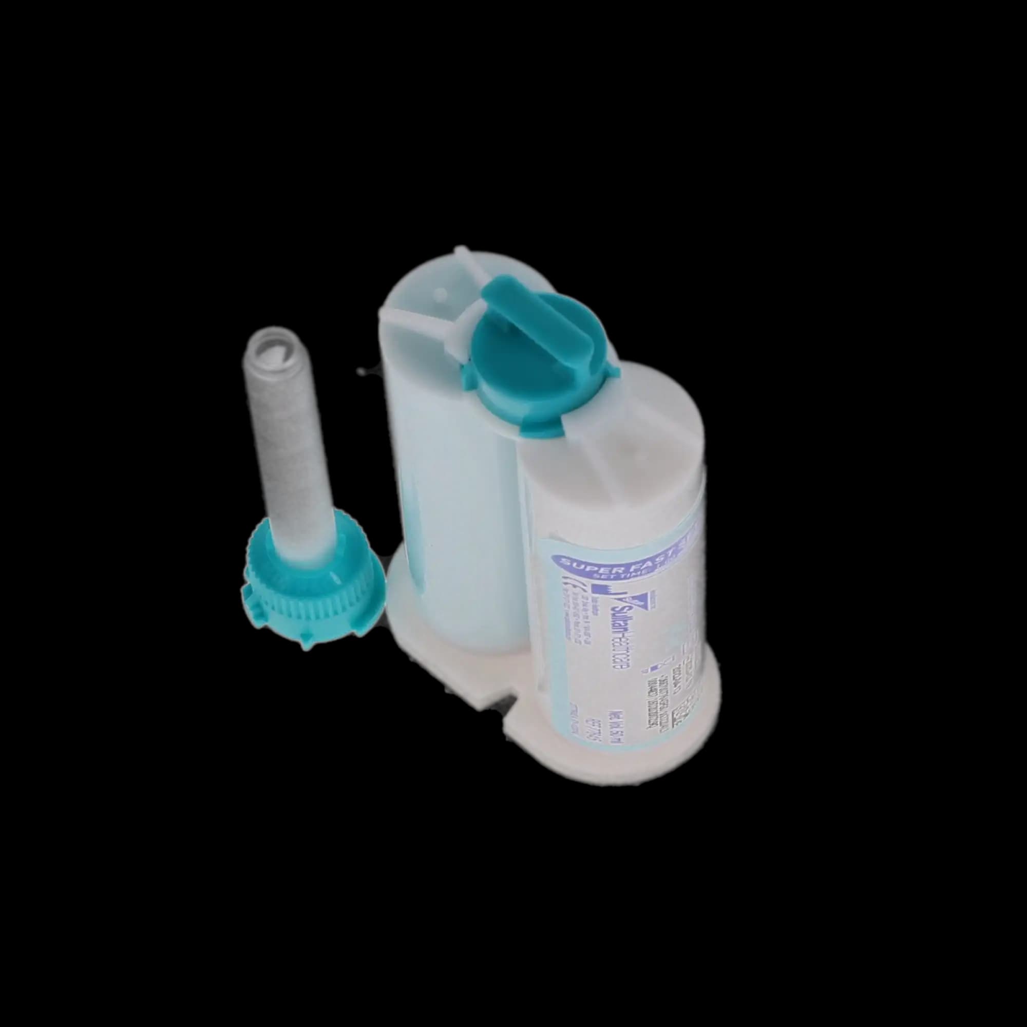 Genie Bite Bite Registration Material, Super Fast Set, Mint, 2 x 50 ml Cartridges with 6 Mixing Tips, 77645 thumbnail 2