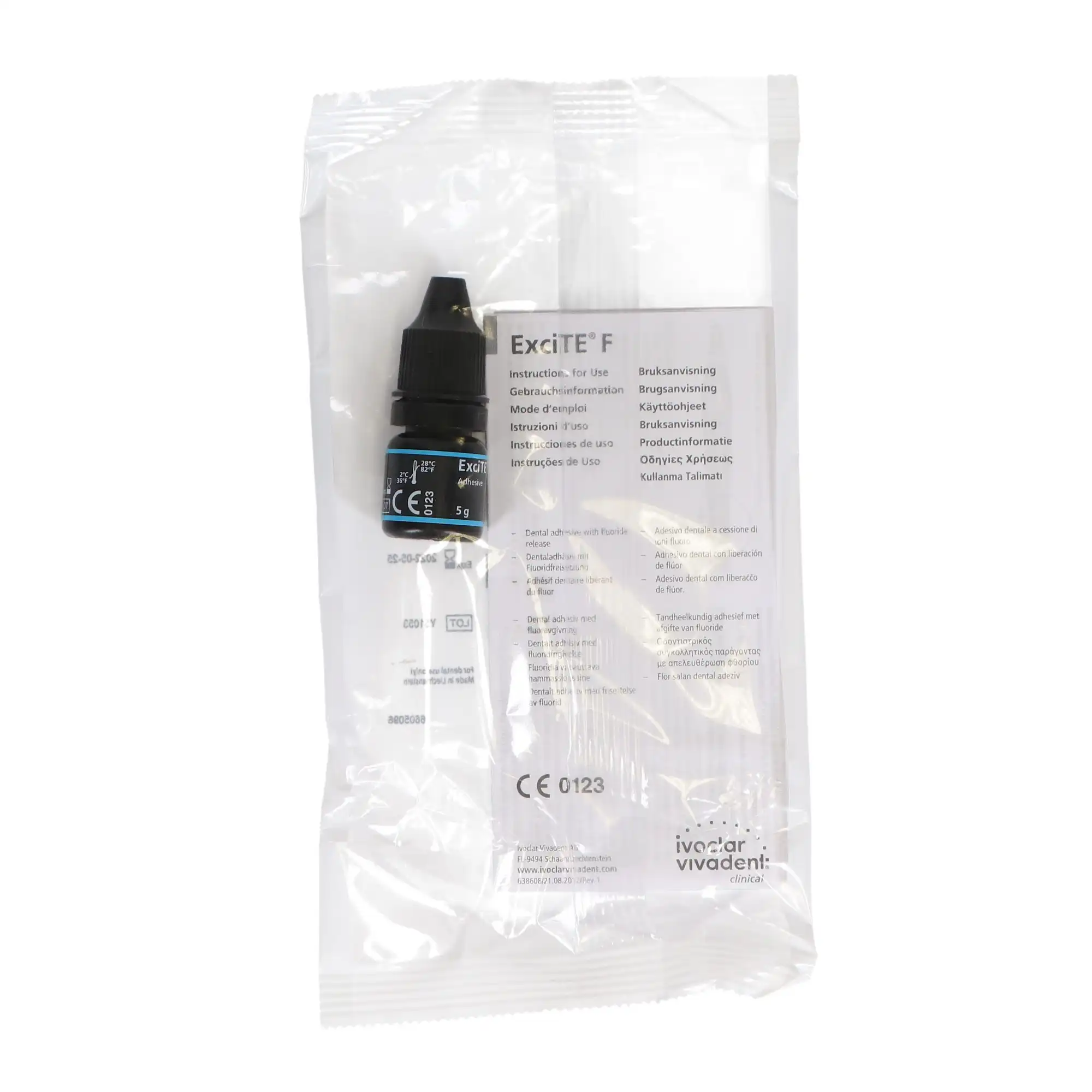 ExciTE F Bonding Agent, Light-Cure, Bottle Refill, 5 g, 1/Pk, 630375 thumbnail 5