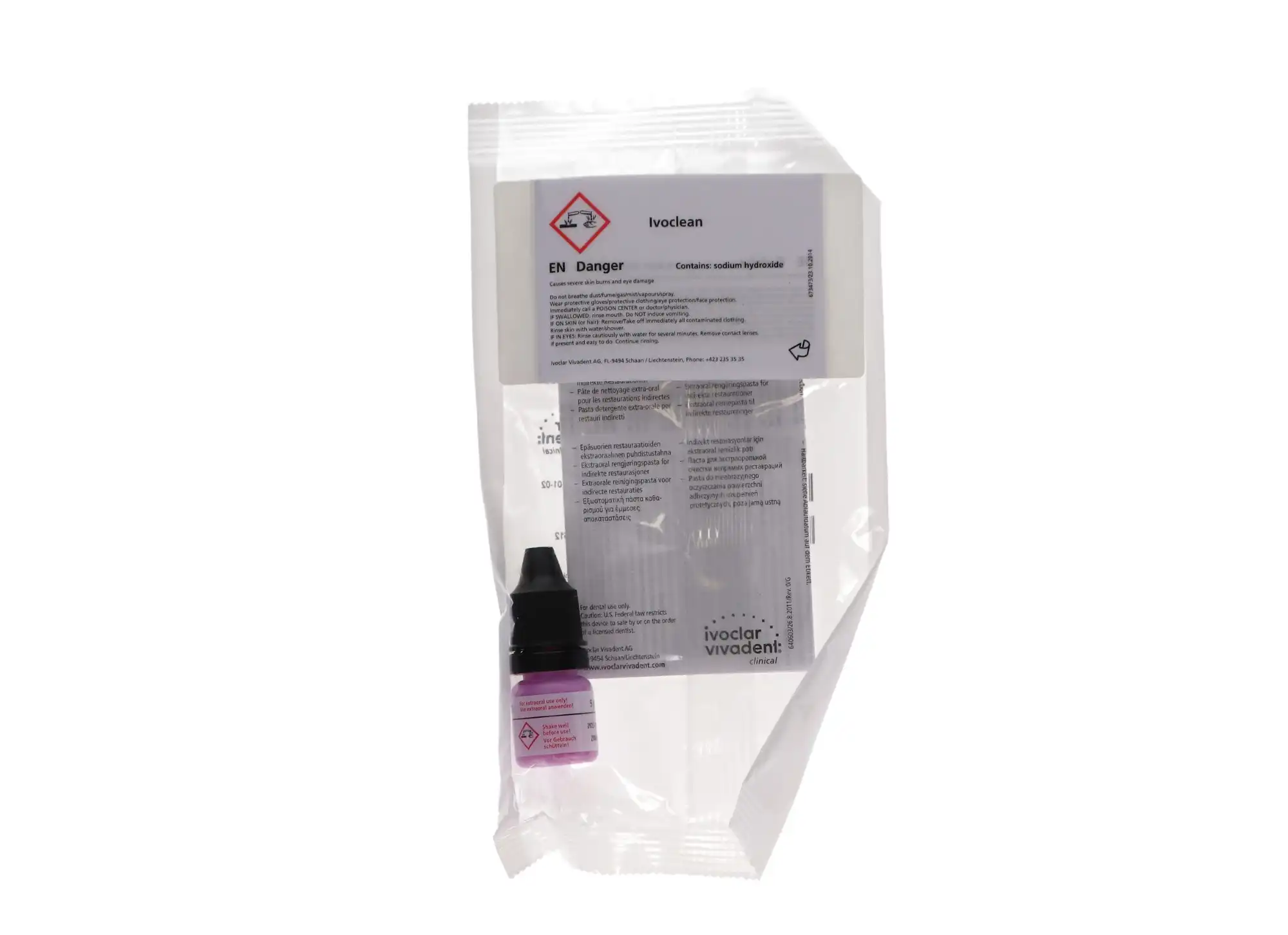 Ivoclar Vivadent Ivoclean Cleaning Paste, Refill, 5 g, 1/Pk, 637568 thumbnail 4