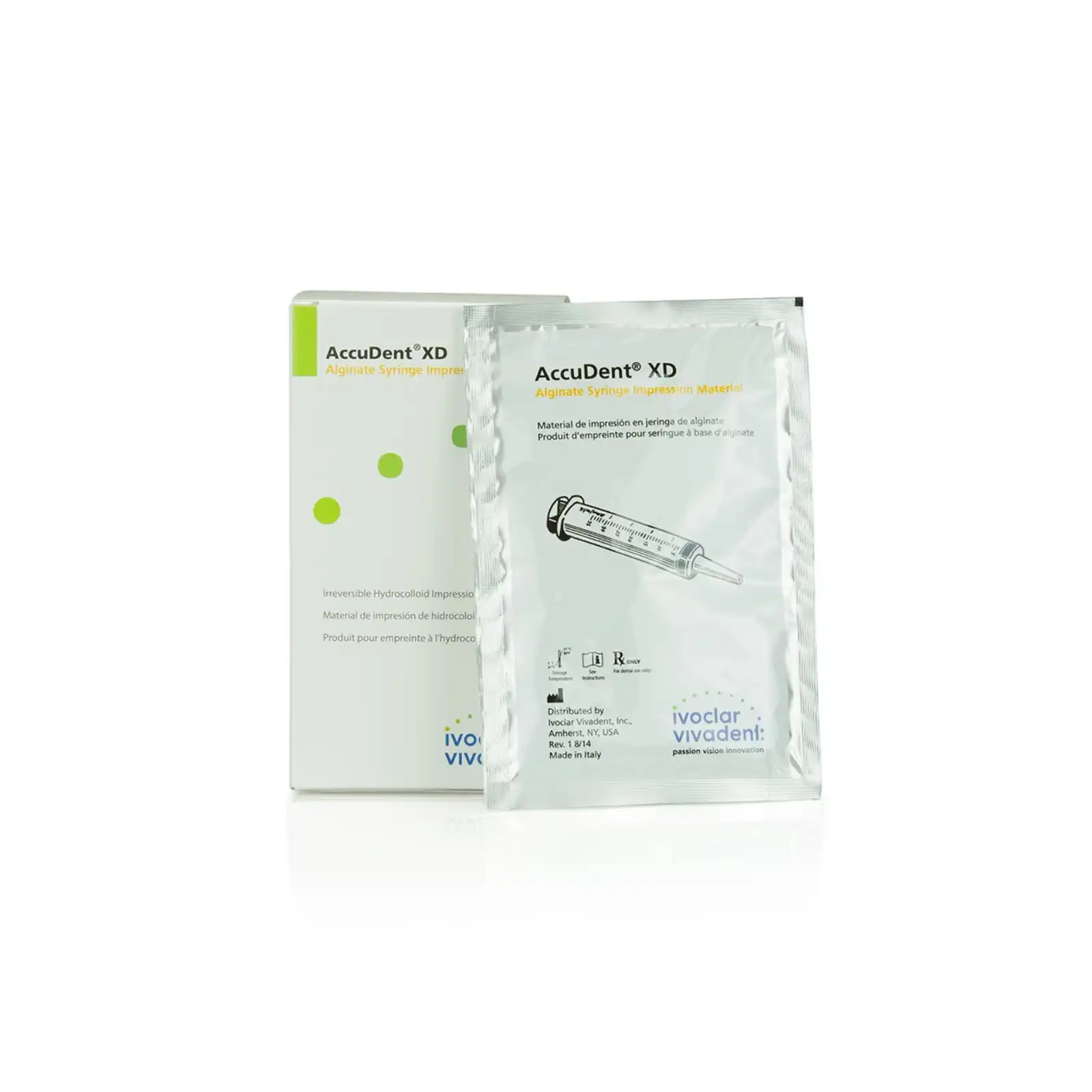 Accudent XD Syringe Material, 12/Pk, 673470 (Discontinued) - Accudent XD Syringe Material 12/Pk - Image 1