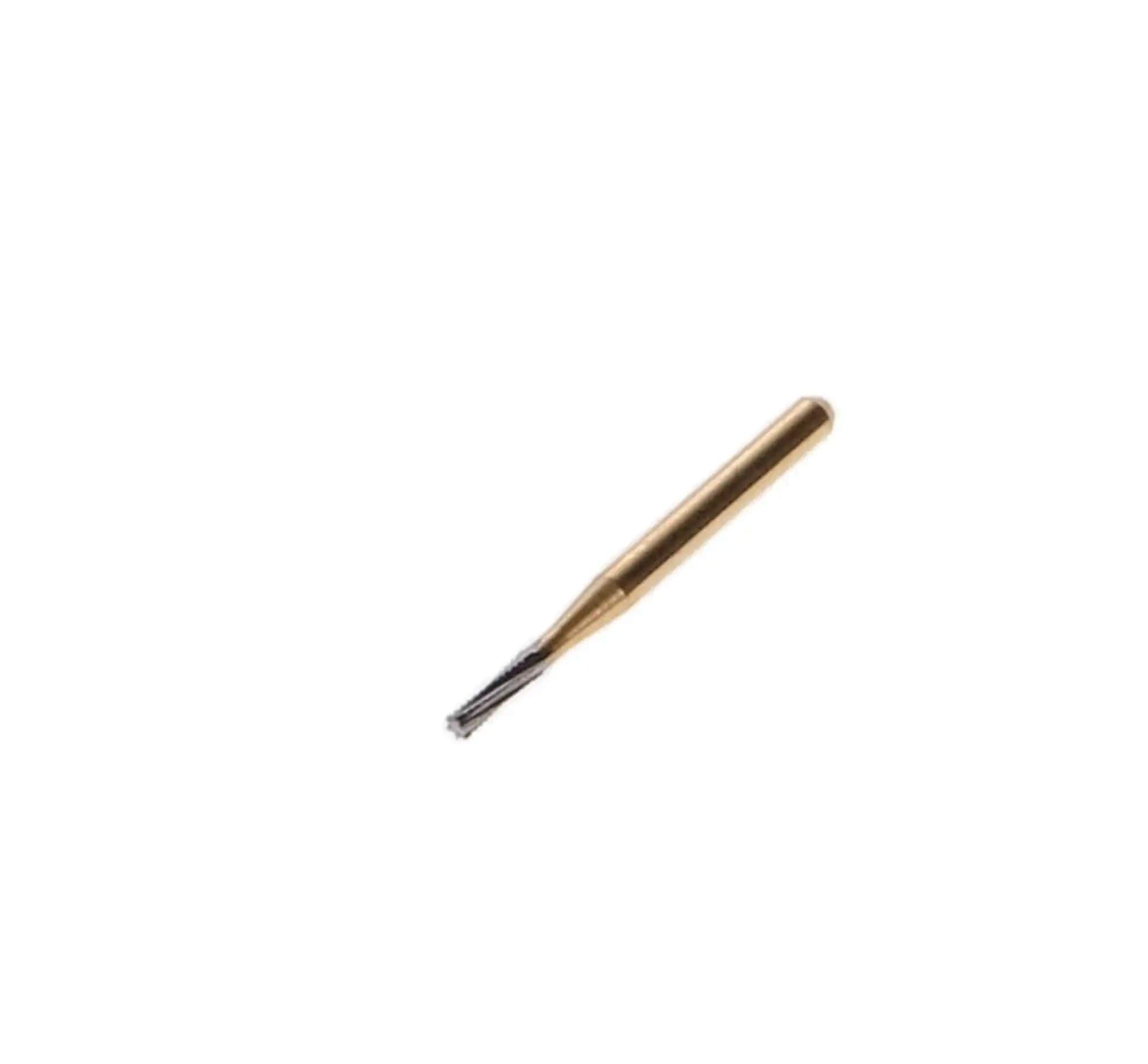 Great White Gold Series Carbide Bur, FG, Straight Cross Cut Fissure, #557, 1 mm Diameter, 3.8 mm Head Length, 100/Pk, 13091 thumbnail 3