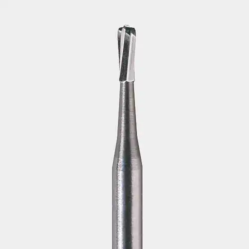 SS White FG #1158 Straight Round End Fissure Carbide Bur, Plain, 1.2 mm Diameter, 3.8 mm Head Length, 100/Pk, 13158 thumbnail 2