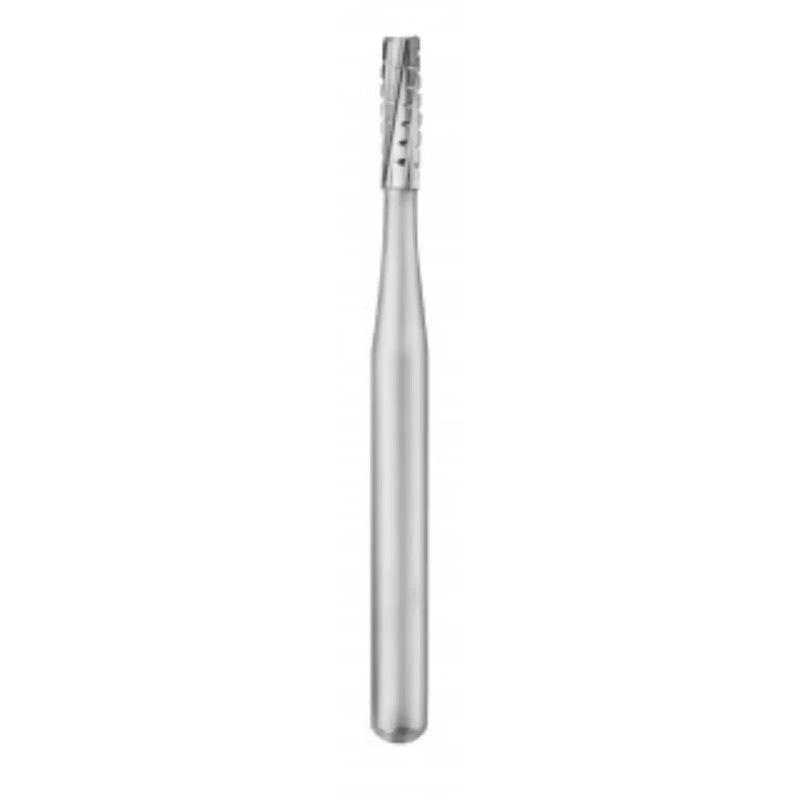SS White FG #1557 Carbide Bur, Straight Round End Cross Cut Fissure, 1.0 mm Diameter, 3.8 mm Head Length, 100/Pk, 13559 thumbnail 2