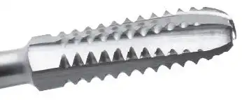 SS White FG Surgical Length Carbide Bur, Straight Fissure Cross Cut, Round End, #1557, 1.0 mm Head Diameter, 5/Pkg, 14059-5 thumbnail 2