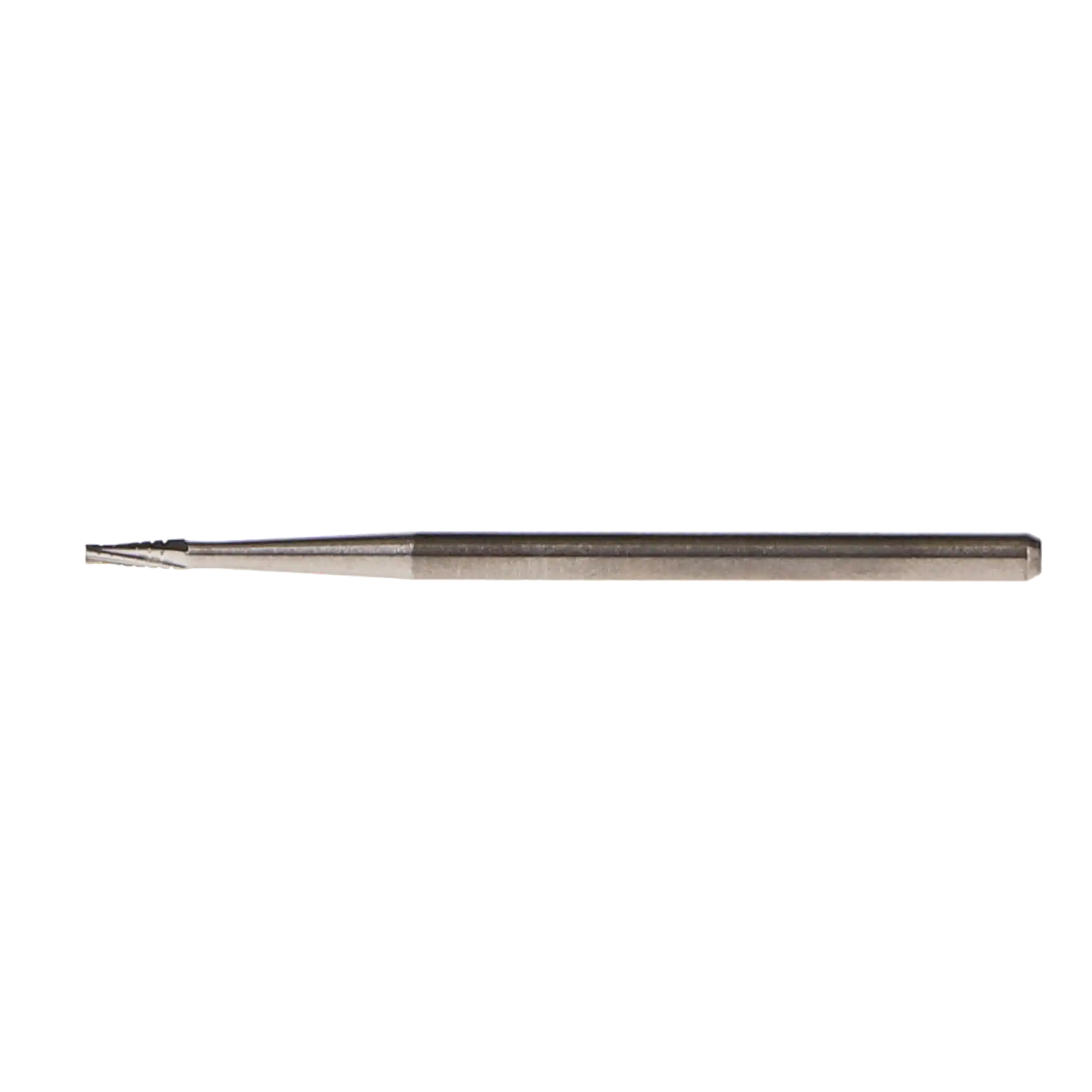 SS White #702 Carbide Bur, HP, Taper Flat End Cross Cut Fissure, 1.6 mm Diameter, 4.5 mm Head Length, 10/Pk, 14889 thumbnail 6