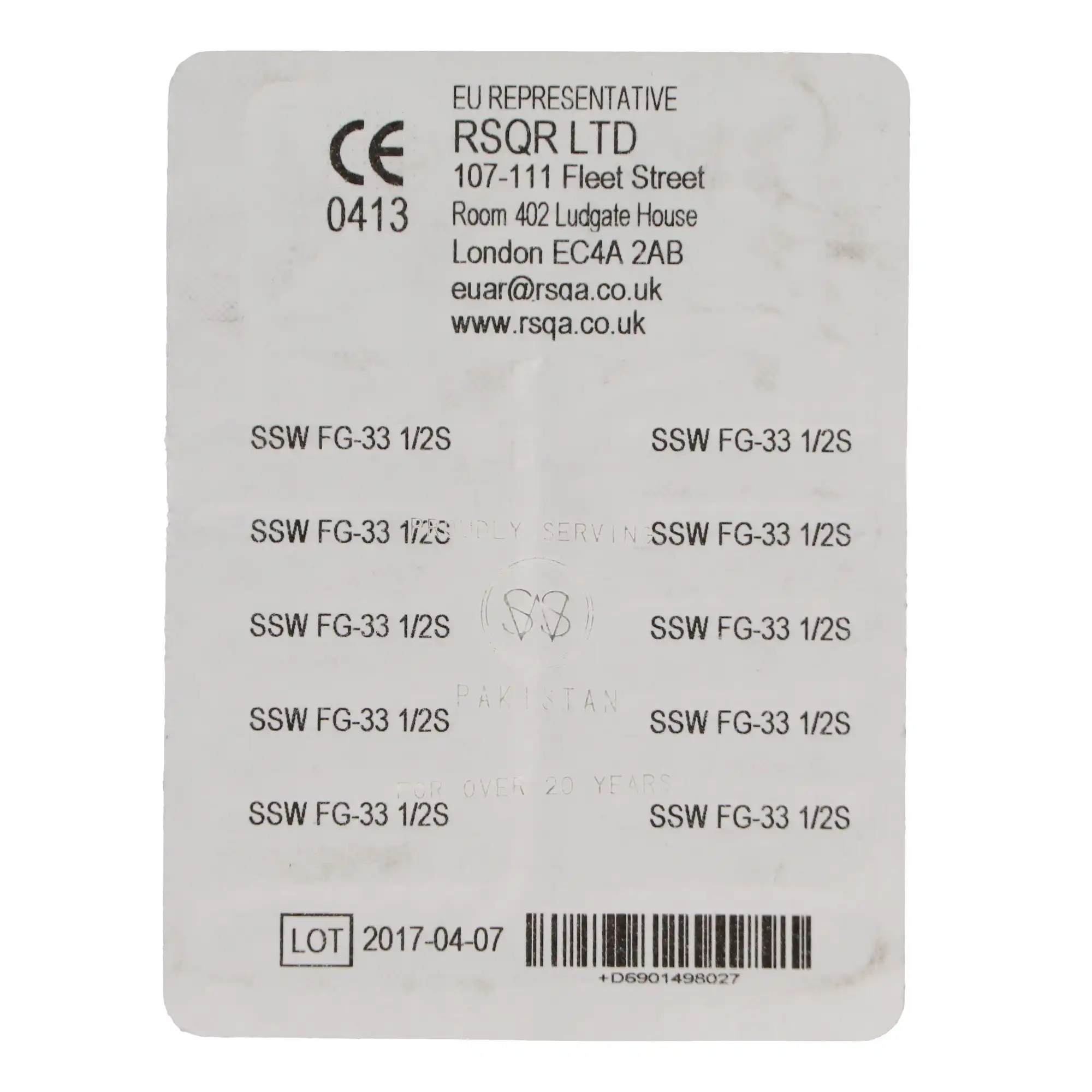 SS White Standard Operative Carbide Bur, FGSS, Inverted Cone, #33 1/2, 10/Pk, 14980 thumbnail 4