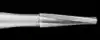 SS White FG #170L Taper Fissure Plain Carbide Bur, Long, Flat End, 1.0 mm Diameter, 5.0 mm Length, 10/Pk, 15030 thumbnail 2