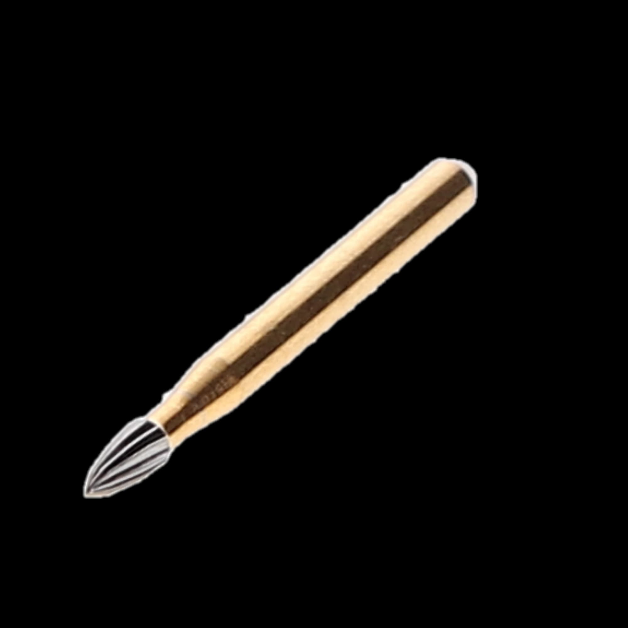 SS White 12-Blade Trimming & Finishing Carbide Bur, FG, Flame, #7104, 5/Pk, 15091-5 thumbnail 2