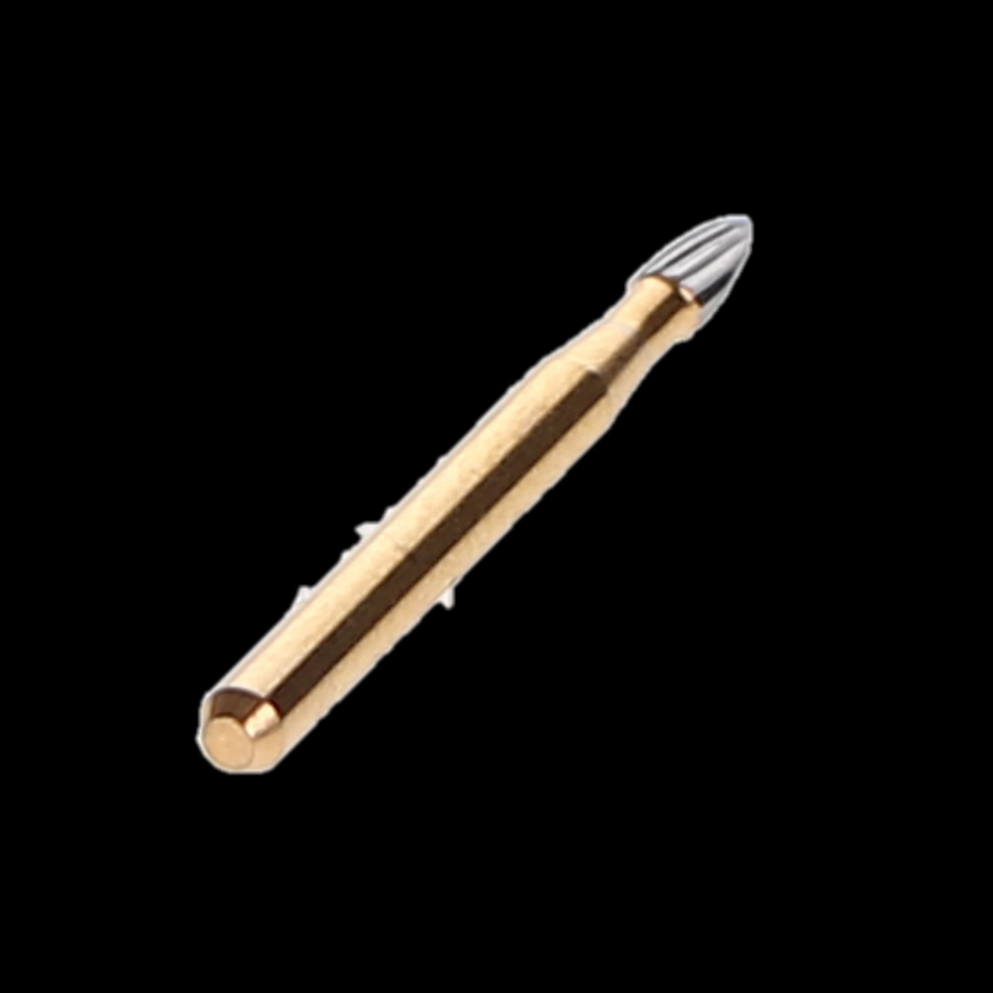 SS White 12-Blade Trimming & Finishing Carbide Bur, FG, Flame, #7104, 5/Pk, 15091-5 thumbnail 3