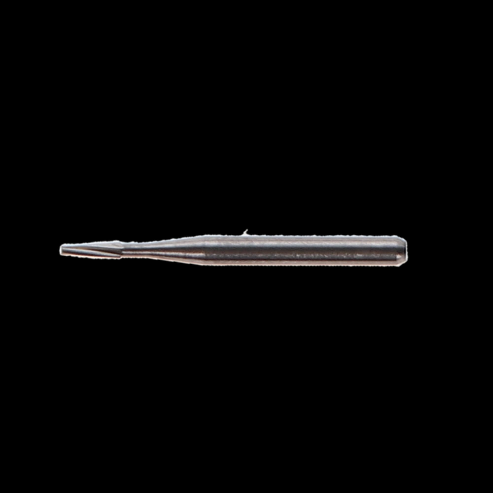 SS White Standard Operative Carbide Bur, FG, Taper Flat End Fissure, #169, 0.9 mm Diameter, 3.5 mm Length, 10/Pk, 16884 thumbnail 2