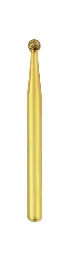 Great White Z Diamond Bur, FG, Round, #801-014, 1.4 mm, Medium Grit, 5/Pk thumbnail 2