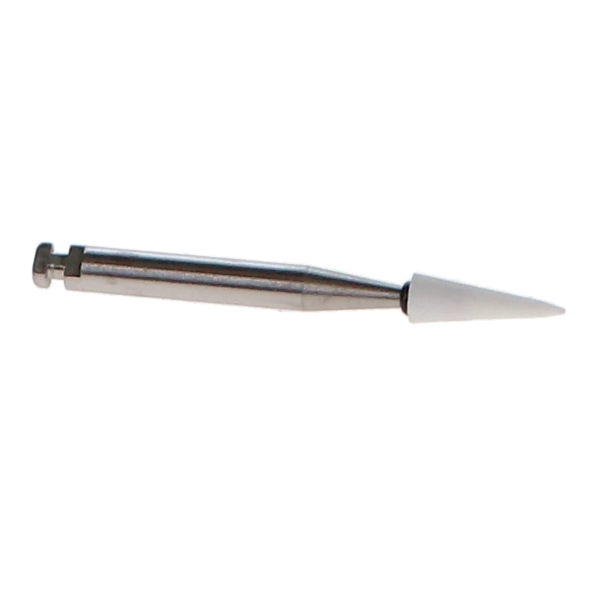 Shofu Dura-White Stone, CN1 Pointed Cone, CA (Contra Angle) Shank, ISO #024, White, 12/Pkg, 0221 thumbnail 7