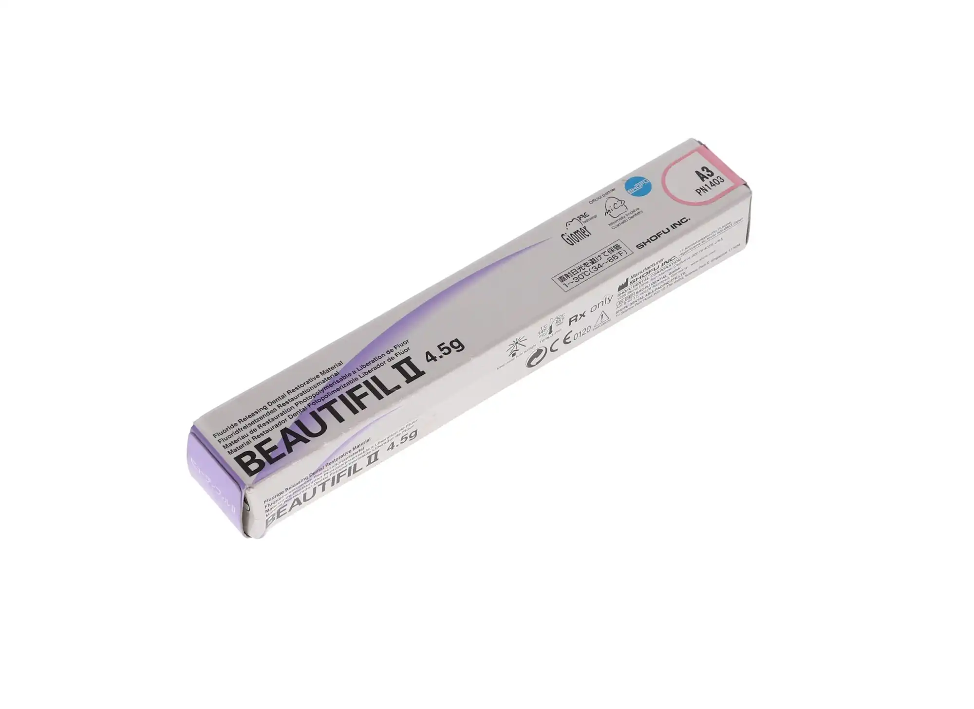 Beautifil II Light-Cure Restorative Composite, Syringe Refill, Universal Viscosity, 4.5 g, Shade A3, 1/Pk, 1403 thumbnail 9