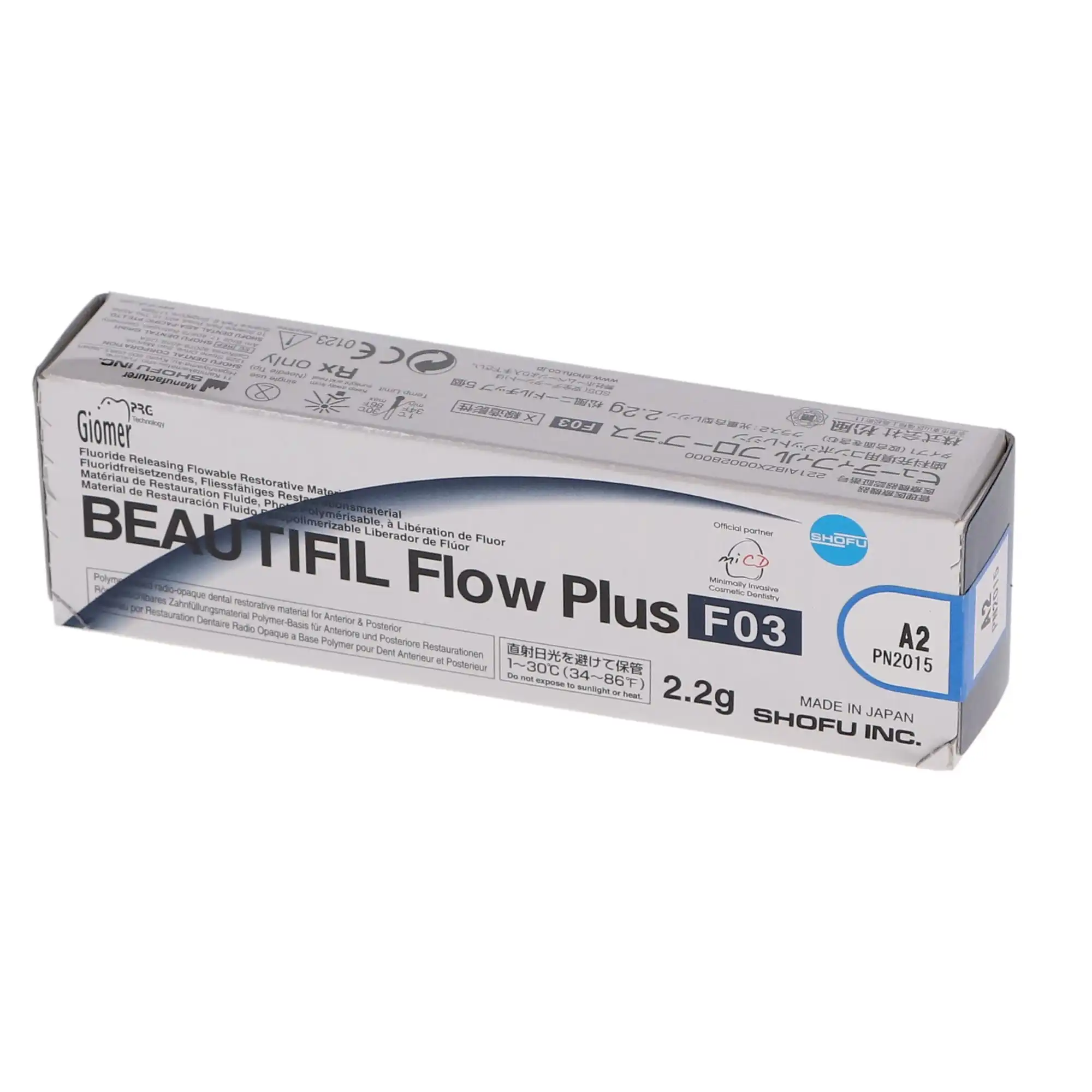 Beautifil Flow Plus Hybrid Composite, Light-Cure, Syringe Refill, F03 Low Flow, 2.2 g, Shade A2, 1/Pk, 2015 thumbnail 13