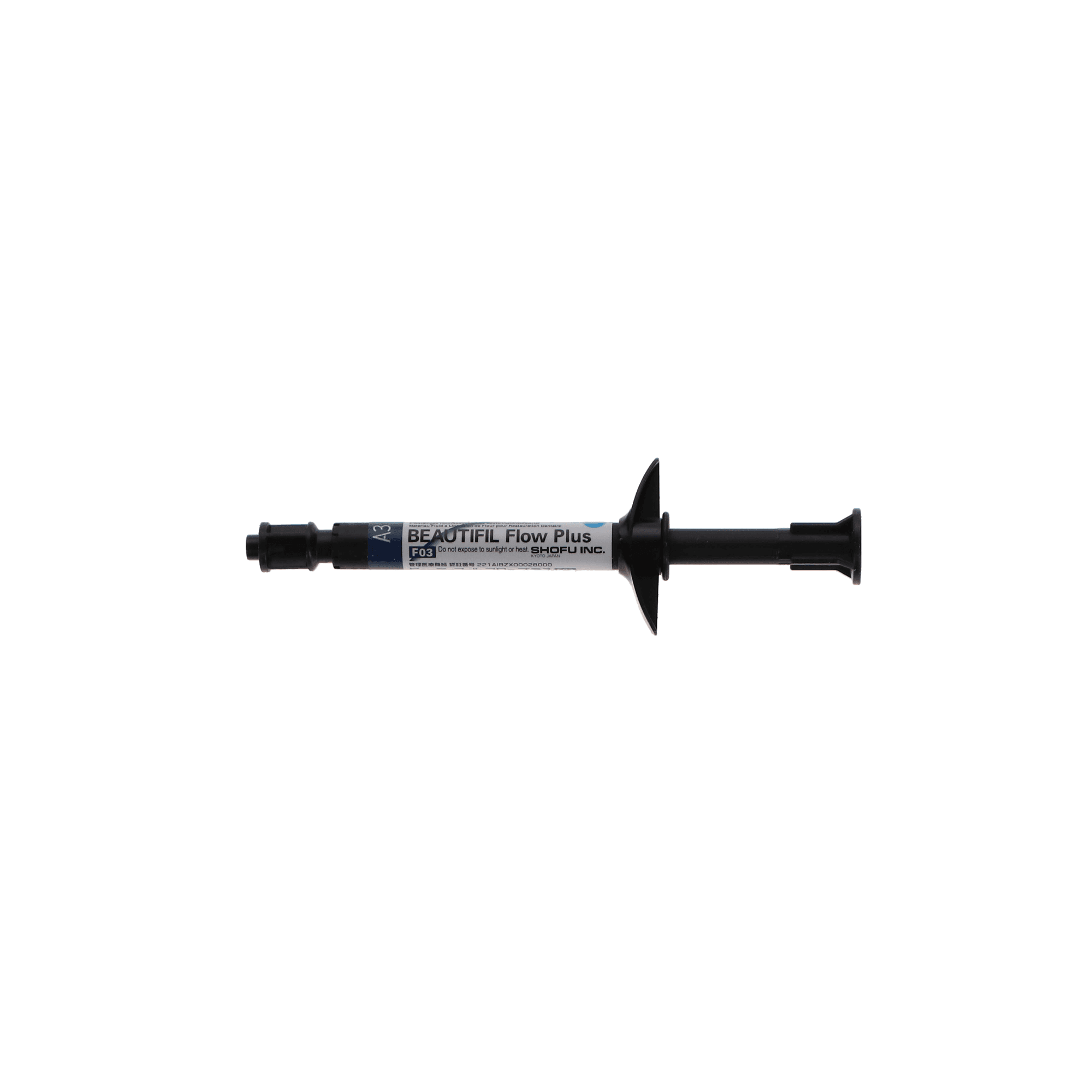 Beautifil Flow Plus Hybrid Composite, Light-Cure, Syringe Refill, F03 Low Flow, 2.2 g, Shade A3, 1/Pk, 2016 thumbnail 10