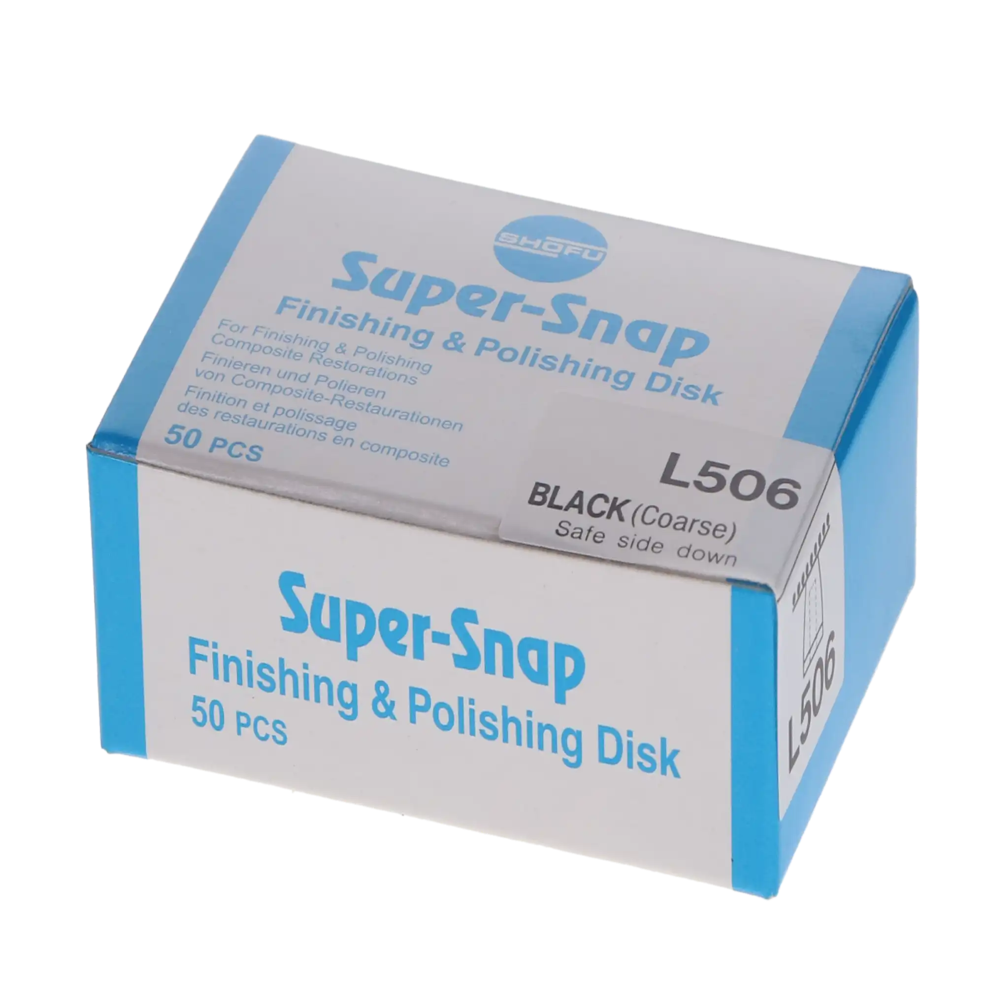Shofu Super-Snap Contouring Disk, Coarse, Black, Safe Side Down, 12mm, 50/Pk, L506 thumbnail 10